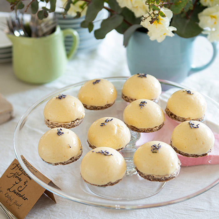 Honey Lavender And Hazelnut Meringue Petite Gateaux Bakeclub