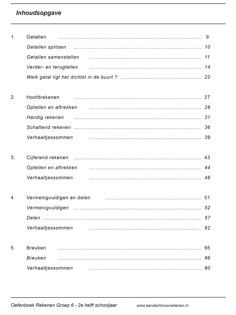 Uitgelezene Oefenboek Rekenen Groep 6 - 2e helft schooljaar | Aandacht voor WA-07