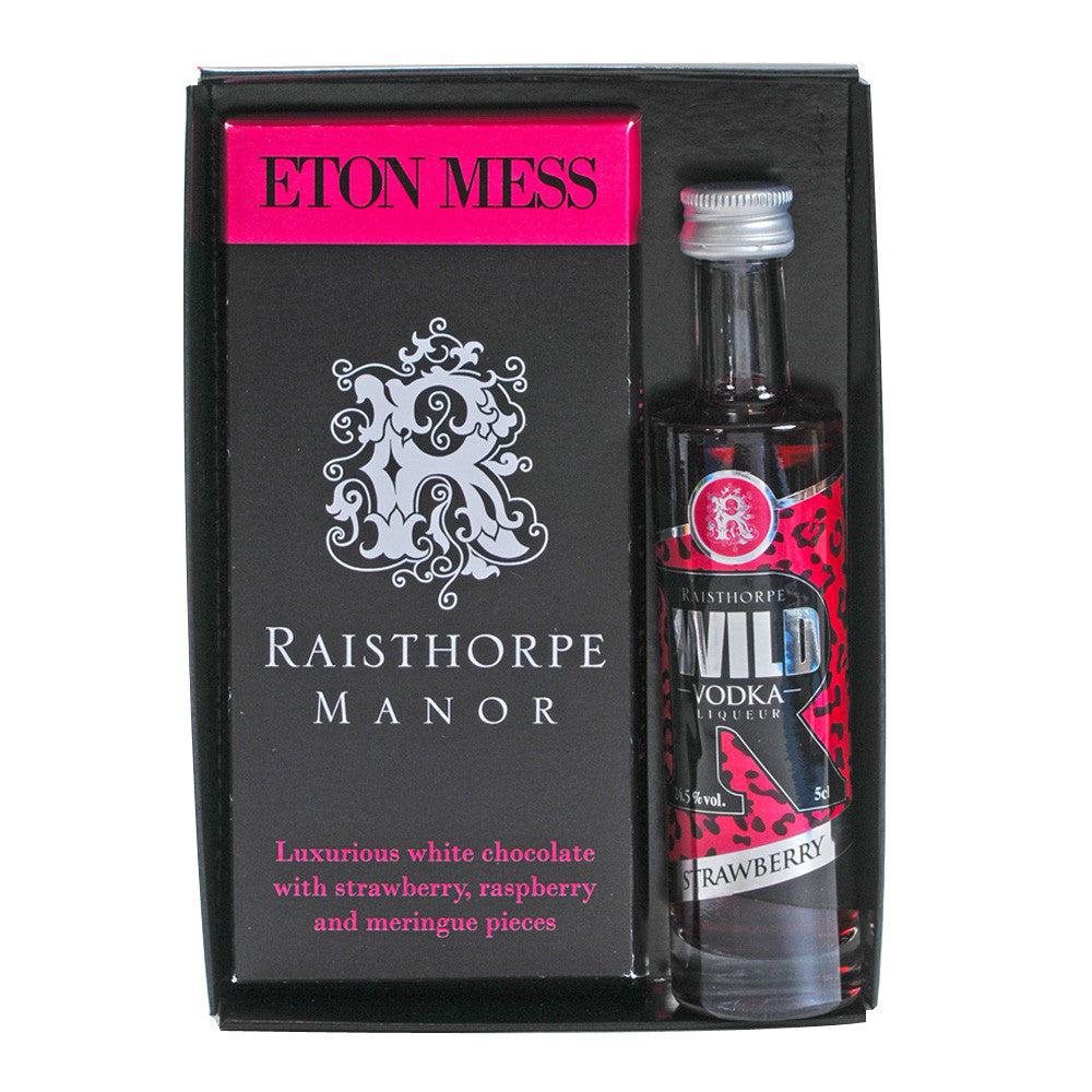 Eton Mess Chocolate Bar with Vodka Gift Set | Raisthorpe Manor