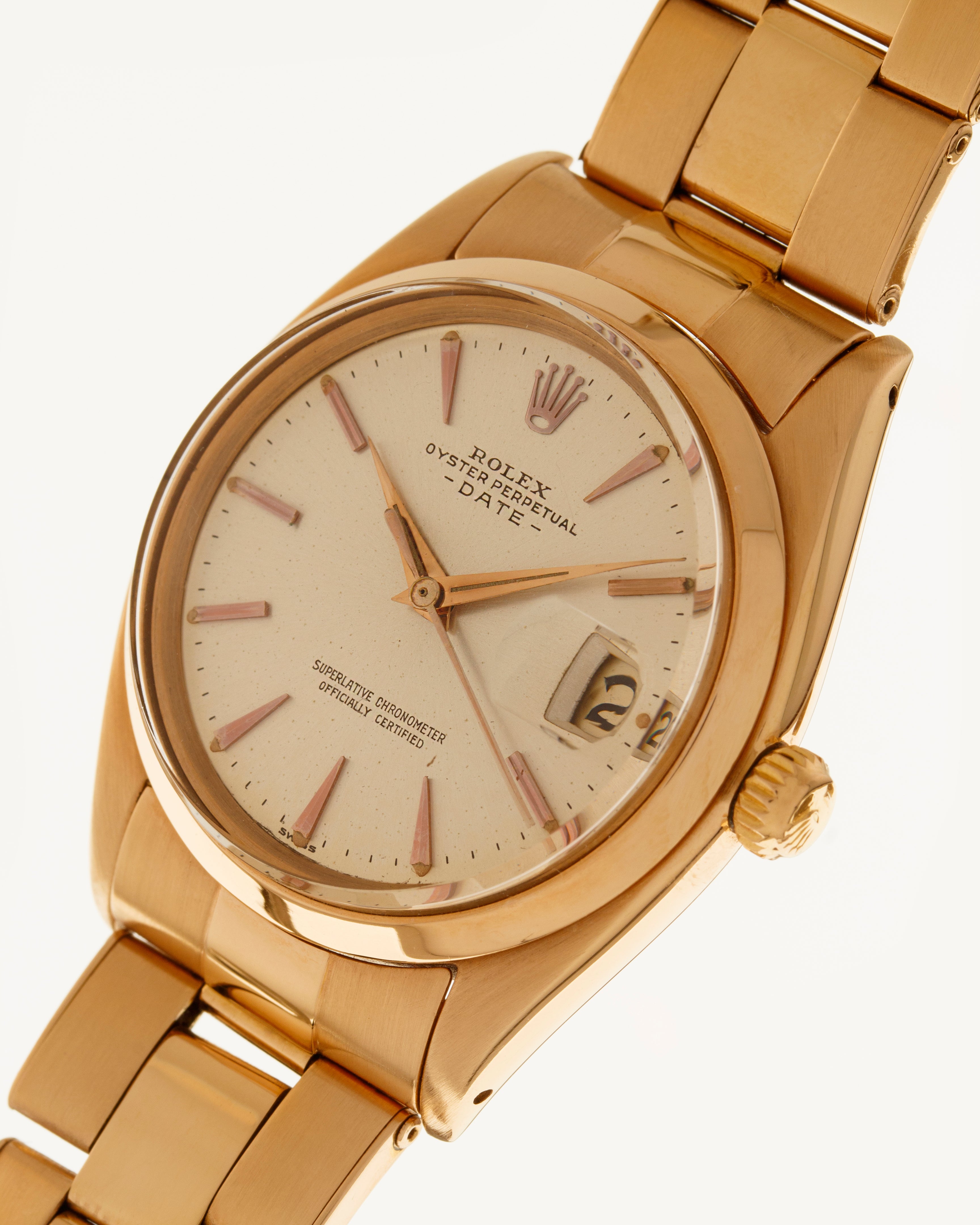 Rolex date just ref. 1501 yellow gold 1962