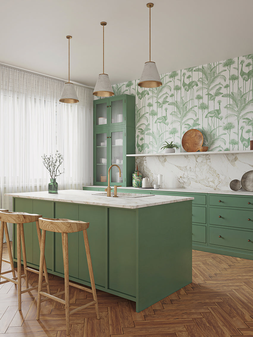 Crane Fonda 'Palm Green' Wallpaper – Divine Savages