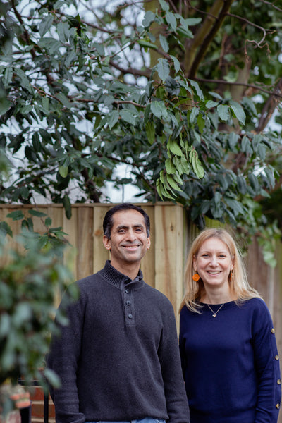 Emilie and Deepak, founders of Oddbox