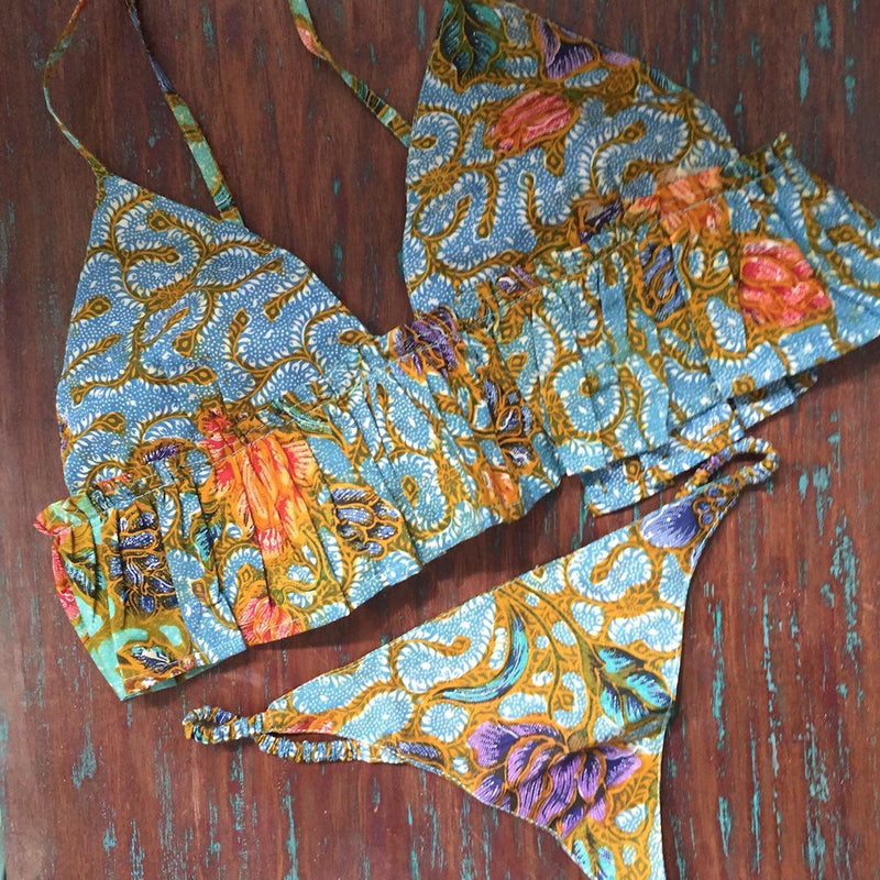 Unik Batik Ruffle Bikini – Andi Bagus