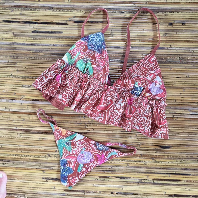 Unik Batik Ruffle Bikini – Andi Bagus