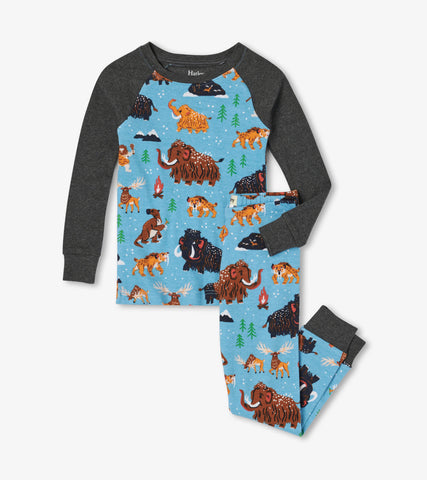 Maxomorra Garden Squirrel Organic Cotton Long Sleeve Pyjama Set