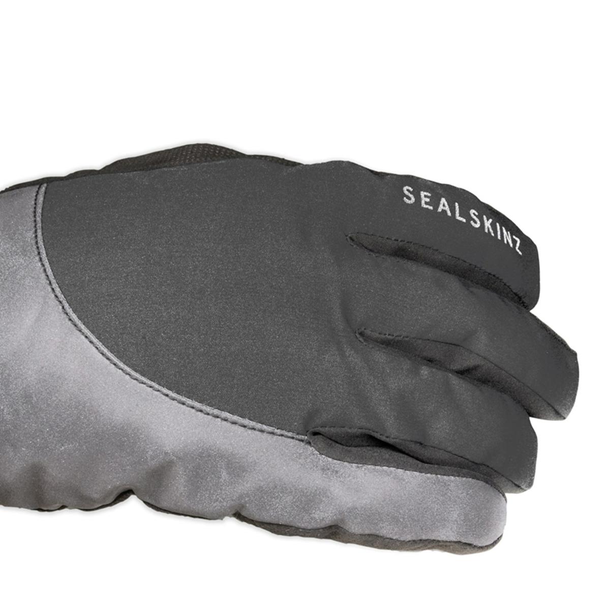 waterproof cold weather reflective cycle glove