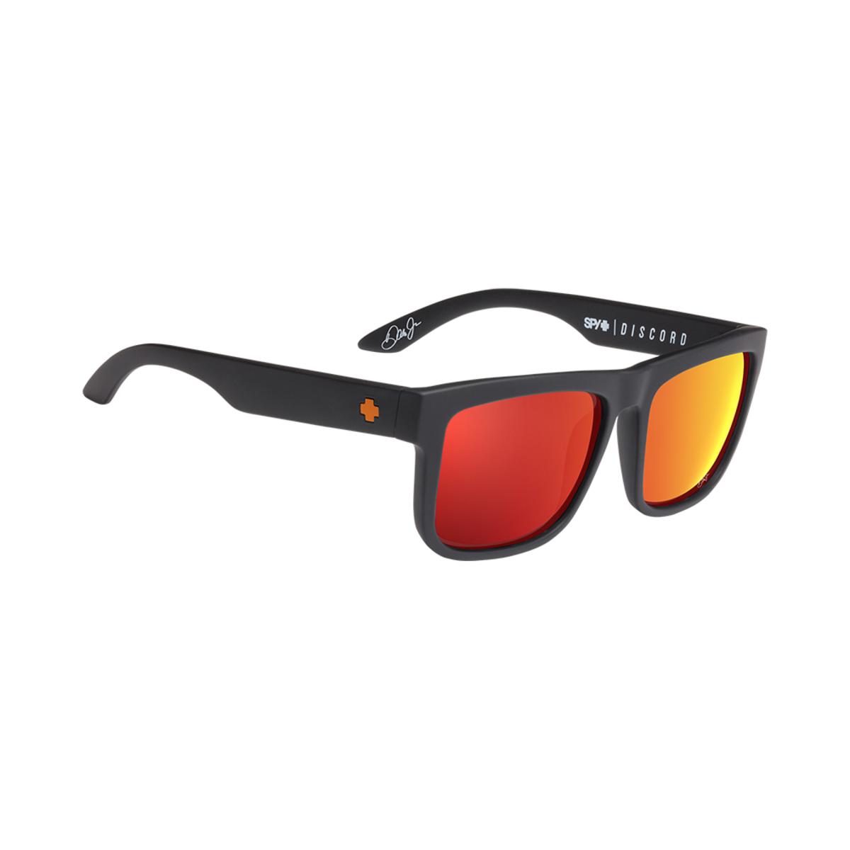 Spy Optic Discord Dale Jr Matte Black - HD Plus Gray Green with Orange ...