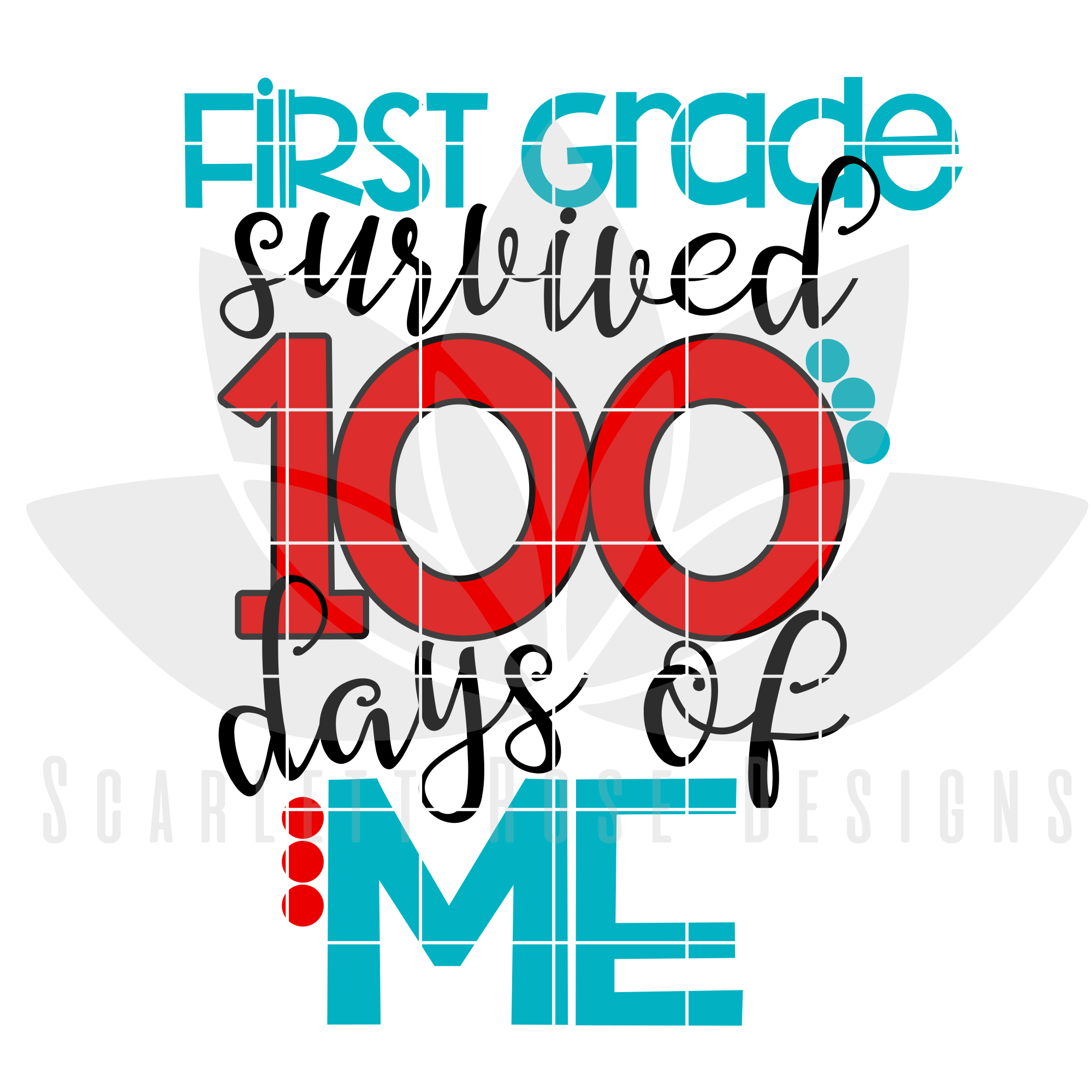 among us 100 days of school svg