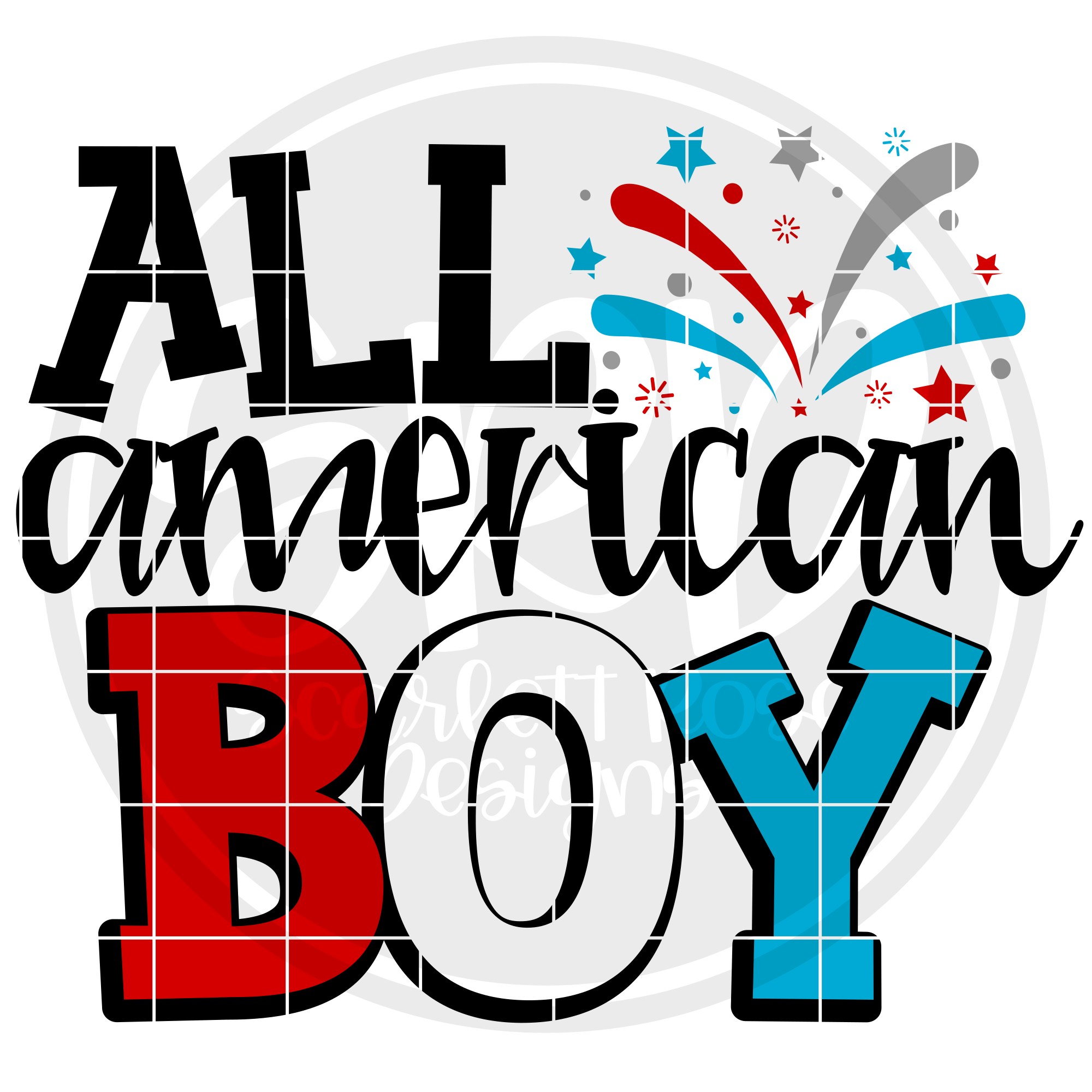 Download Fourth of July SVG, All American Boy SVG cut file - Scarlett Rose Designs
