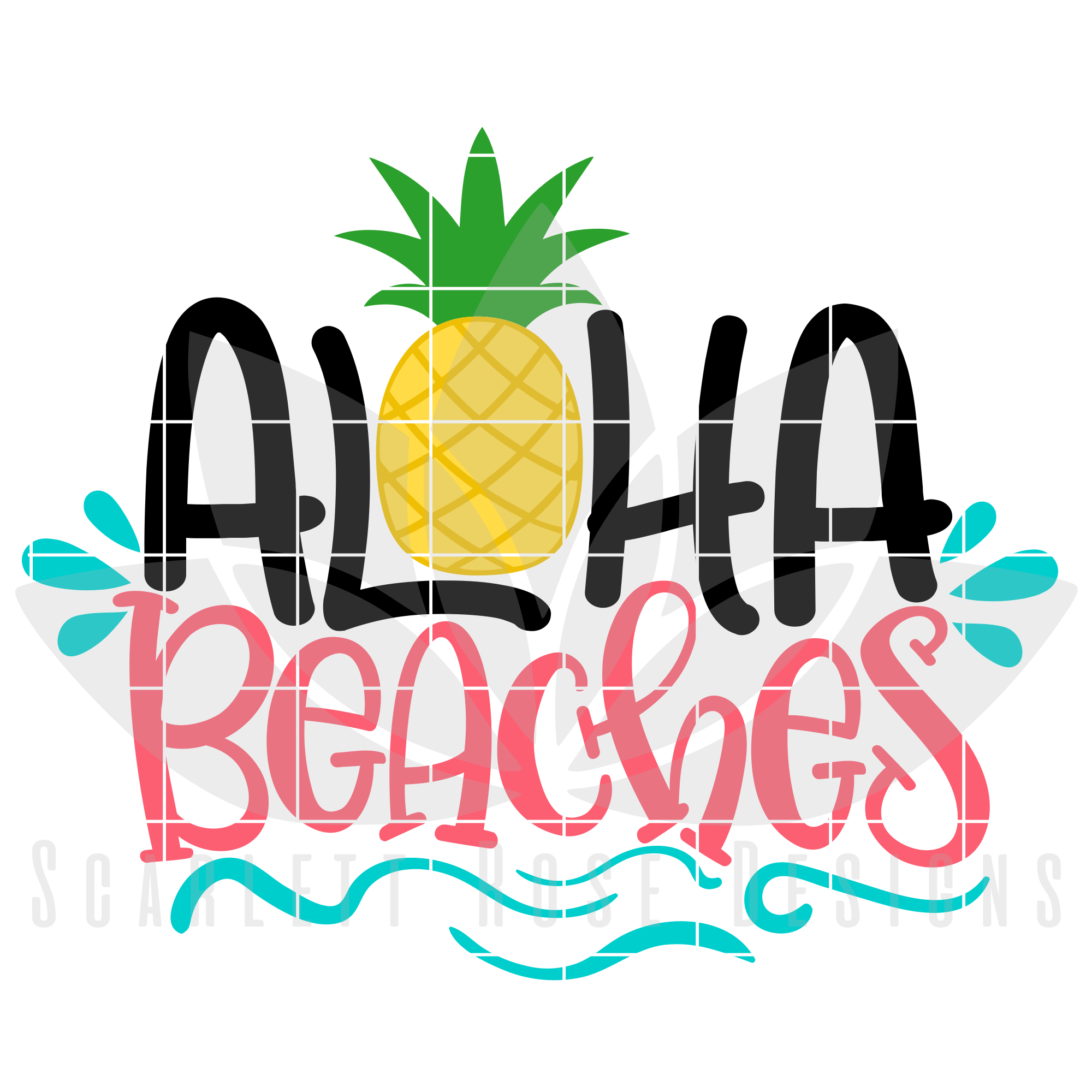 Summer Svg Aloha Beaches Svg Scarlett Rose Designs