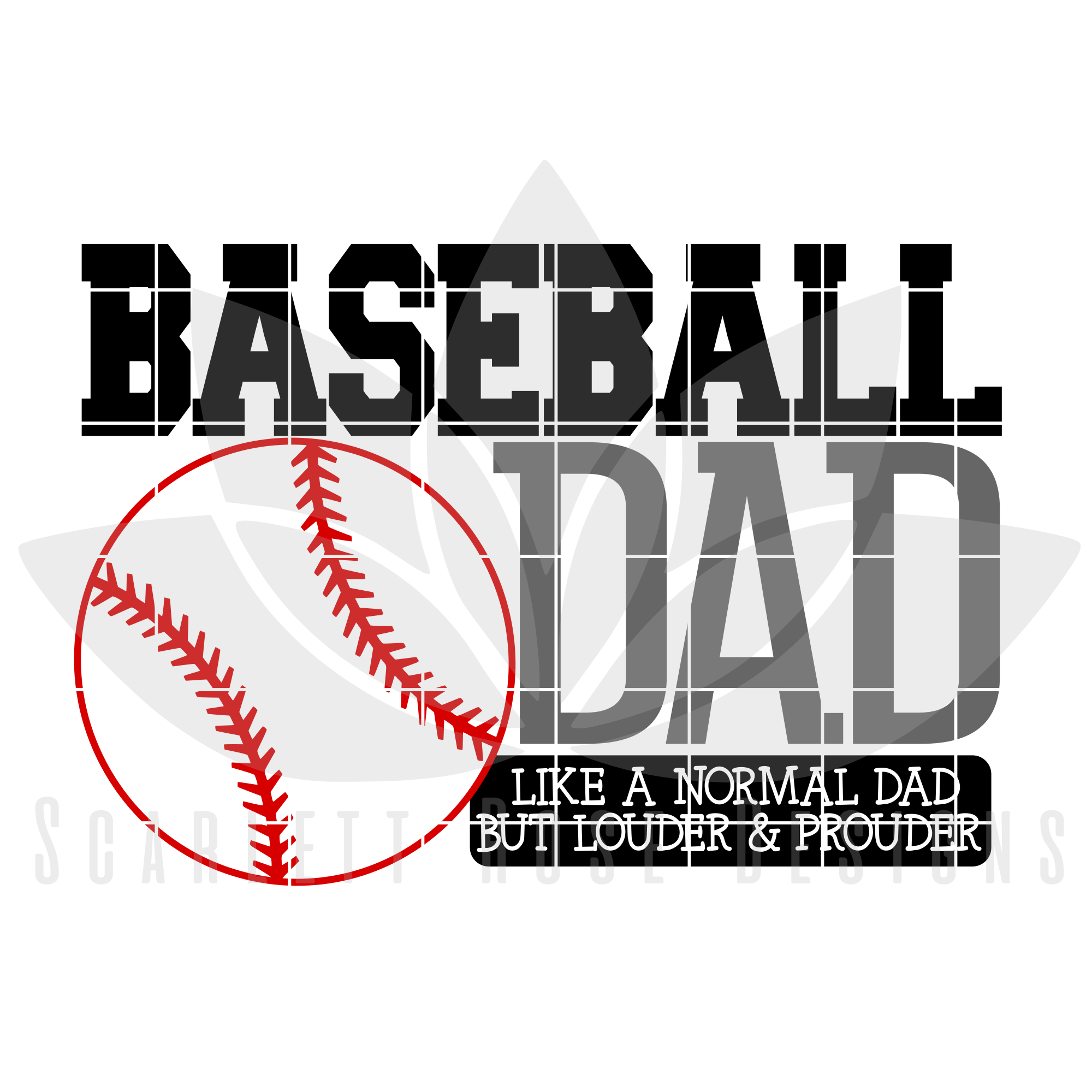 Download Sports SVG, Baseball Dad - Louder & Prouder SVG cut file ...