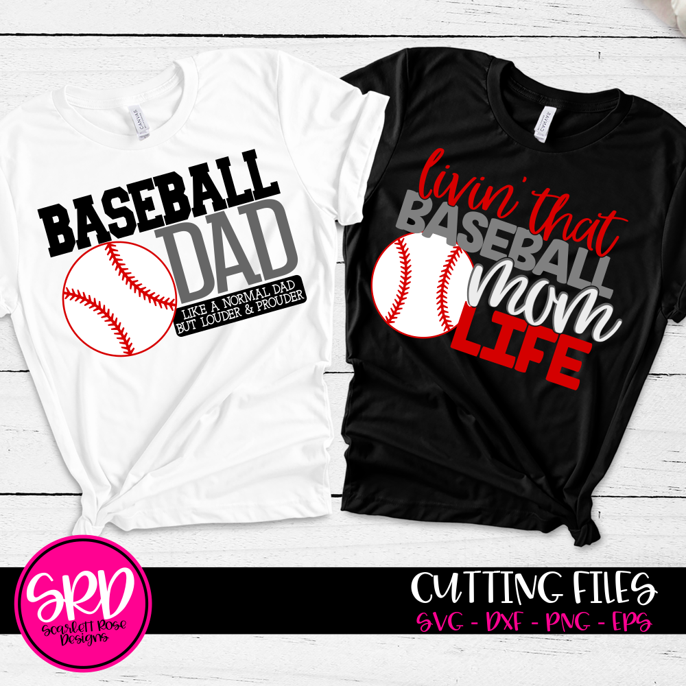 Download Sports Svg Baseball Dad Baseball Mom Svg Set Cut File Scarlett Rose Designs