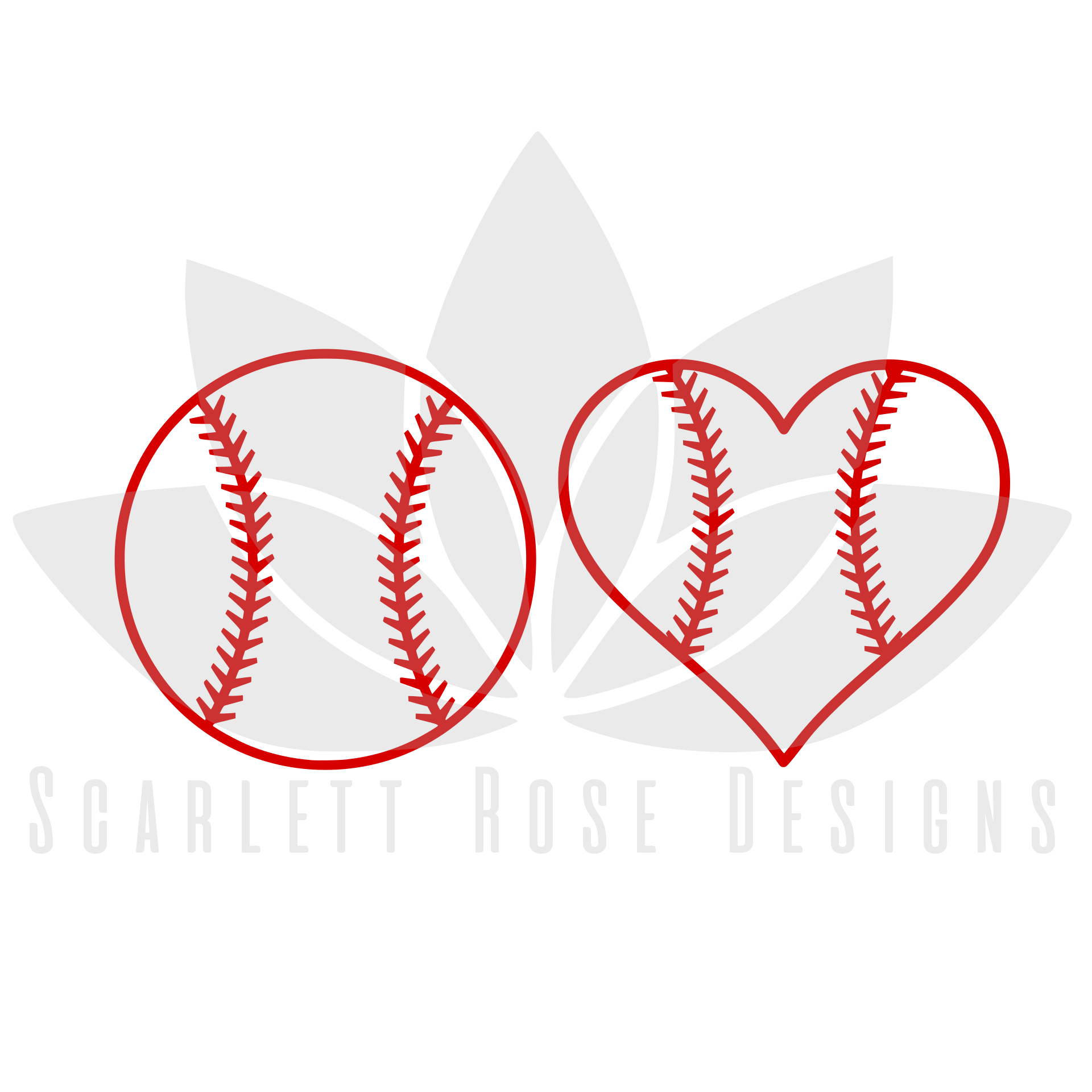 Download Baseball And Baseball Heart Svg Cut File Lace Pattern Scarlett Rose Designs