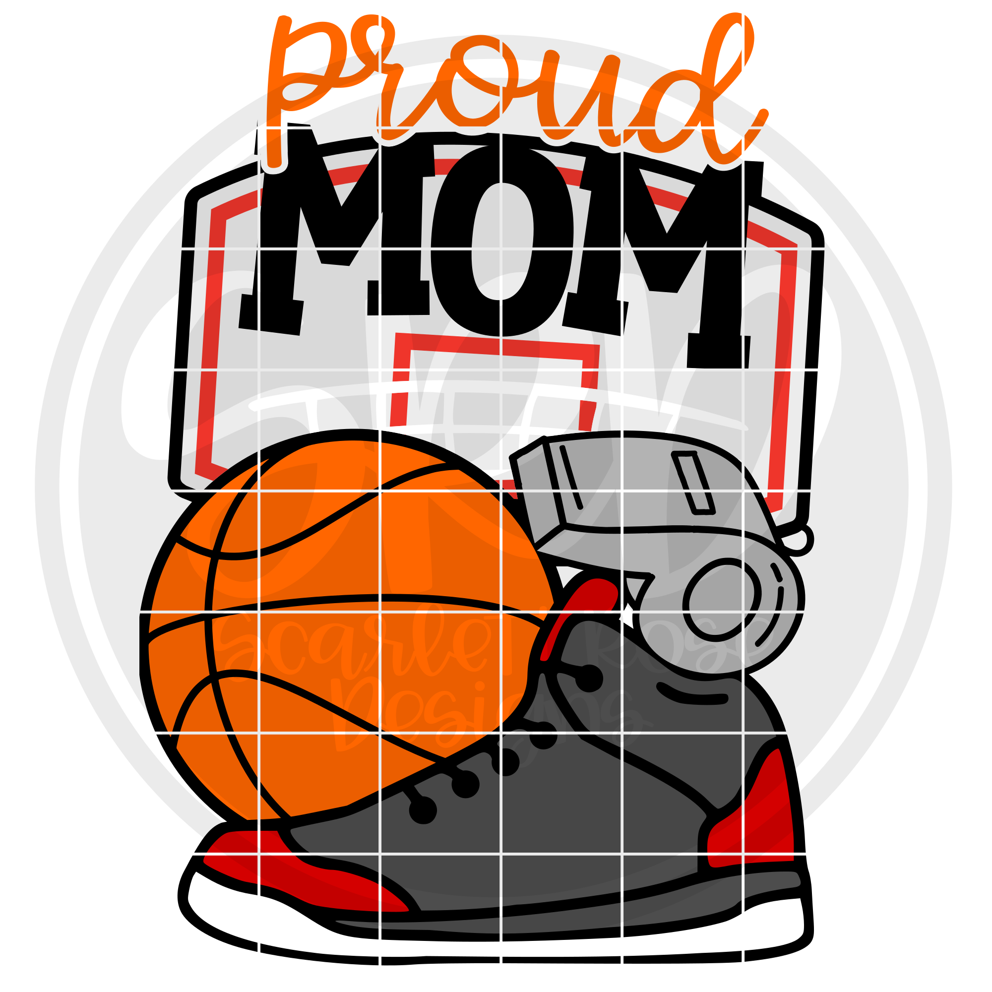 Download Sports SVG, Basketball Gear - Proud Mom SVG cut file ...