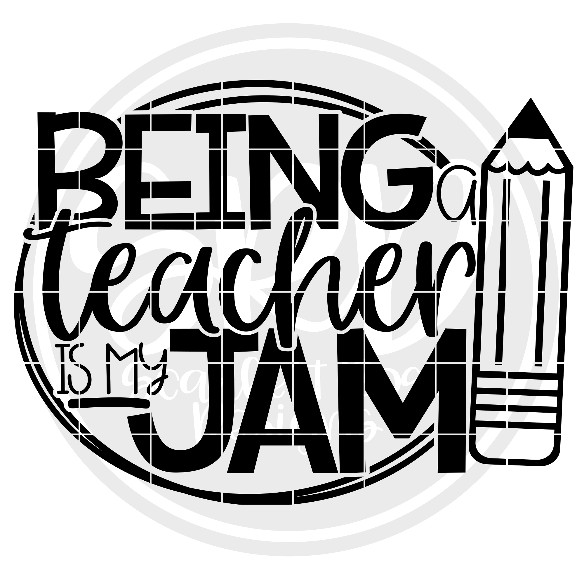 School SVG, Being a Teacher is my Jam SVG cut file ...