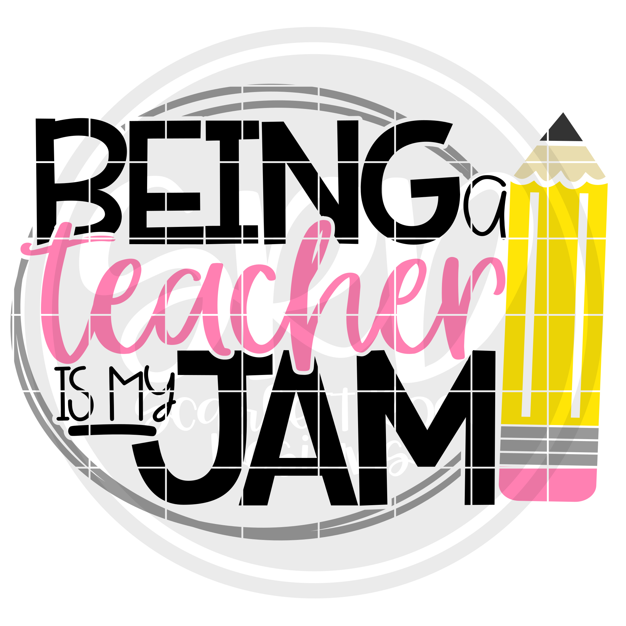 Download School SVG, Being a Teacher is my Jam SVG cut file ...
