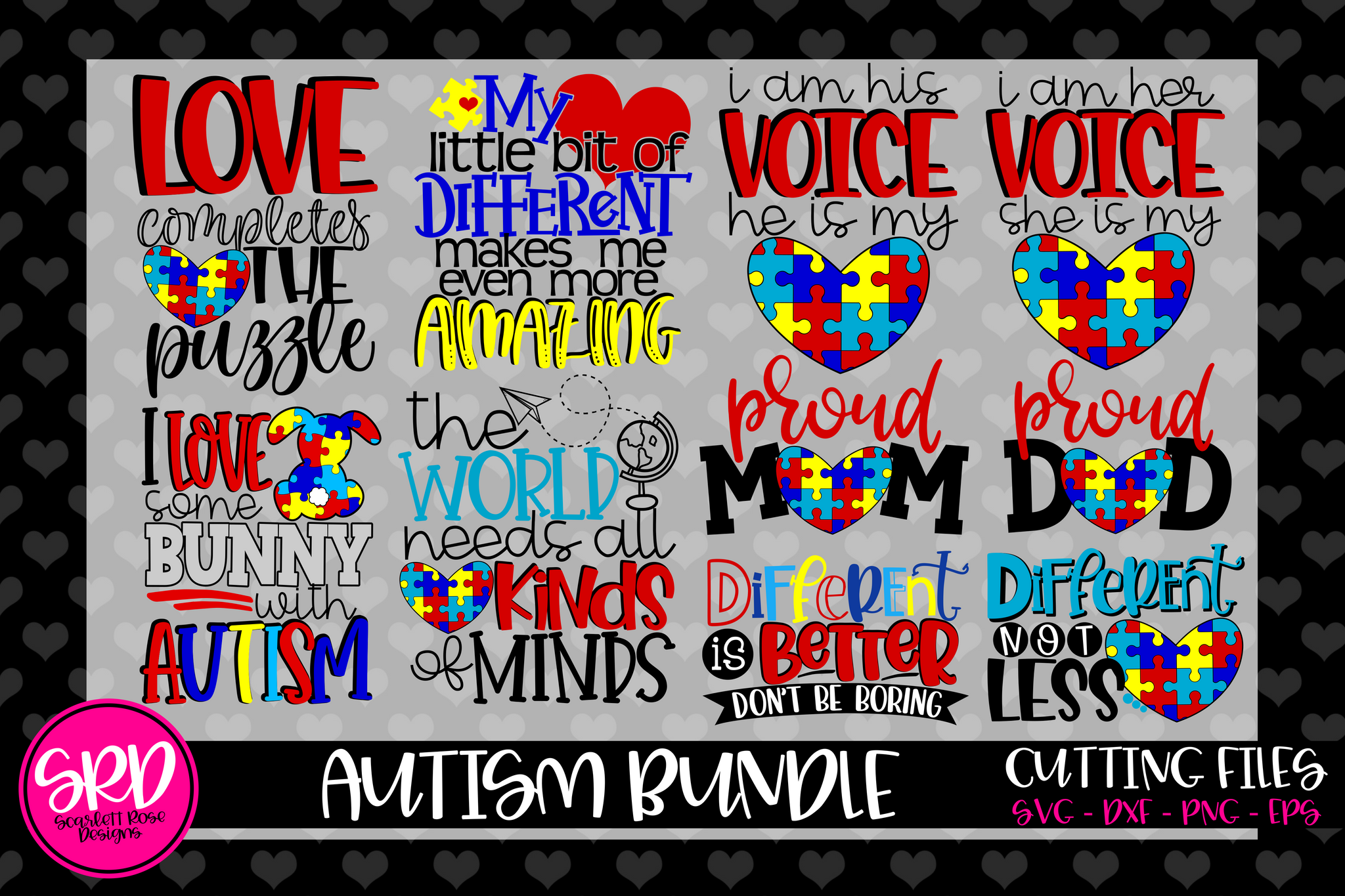 Download Autism Awareness, Autism SVG Bundle - Scarlett Rose Designs