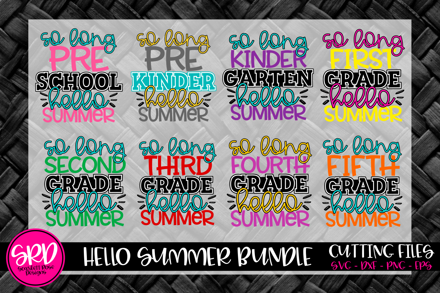 Last Day Of School Svg Cut Files Scarlett Rose Designs