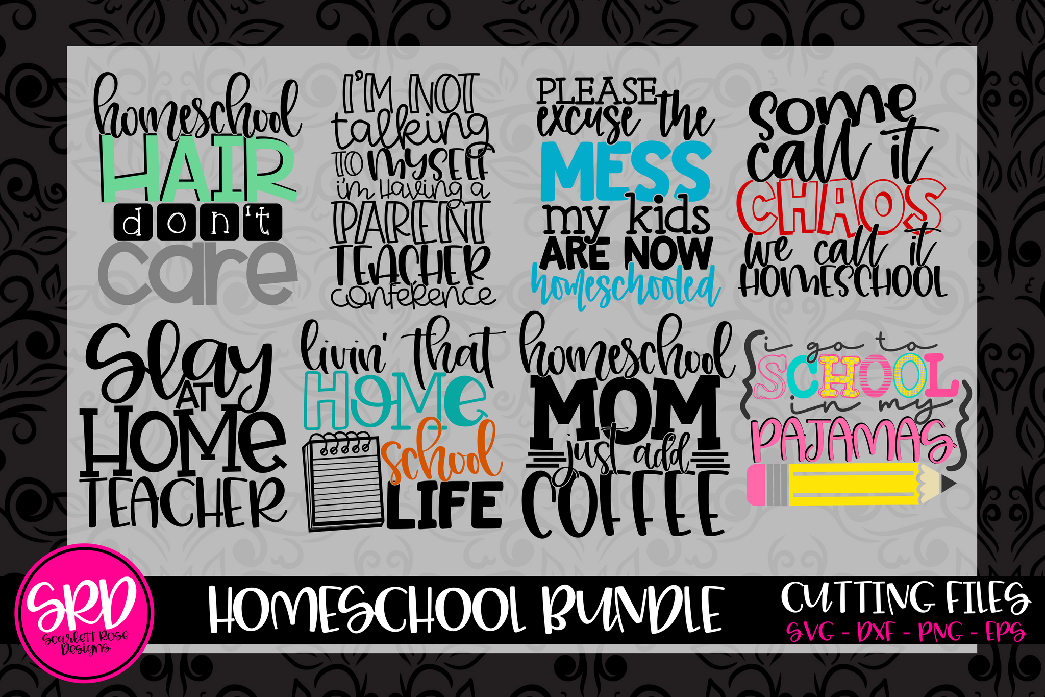 Download School Svg The Homeschool Svg Bundle Cut File Scarlett Rose Designs