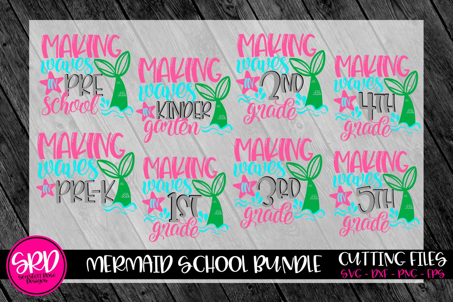 Download School Svg Mermaid School Svg Bundle Cut File Scarlett Rose Designs