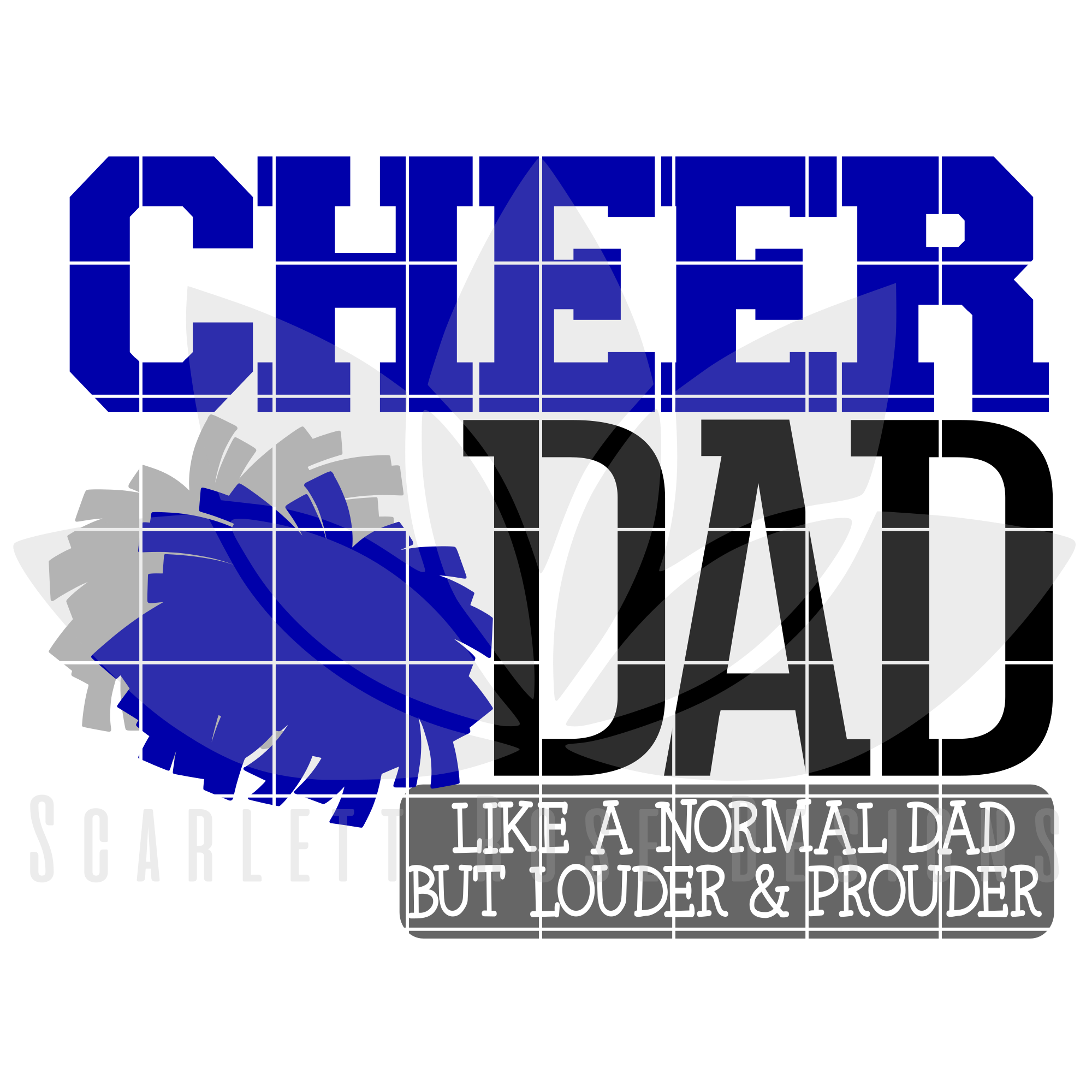 Sports Svg Cheer Dad Cheer Mom Svg Set Cut File Scarlett Rose Designs