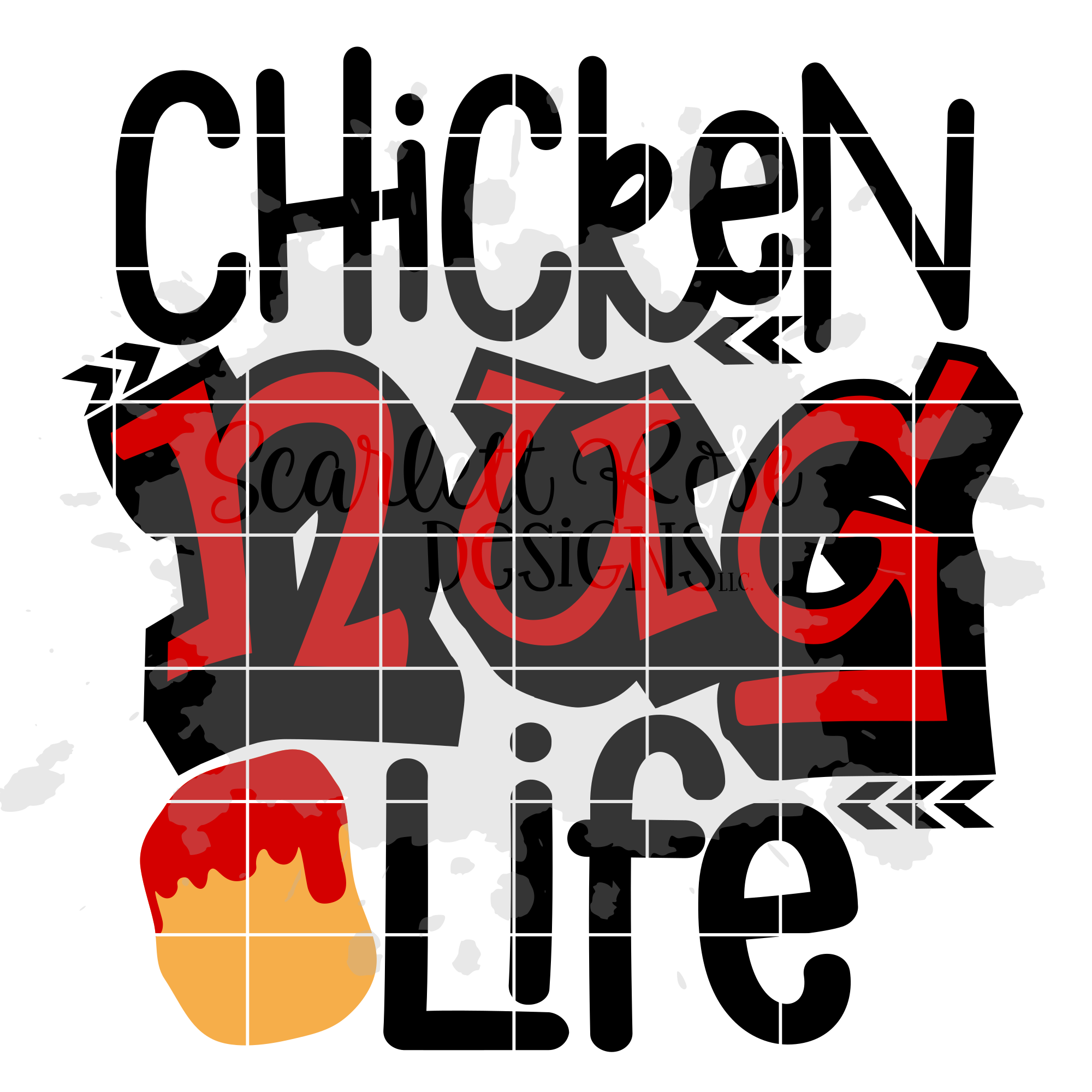 Download Chicken Nug Life Svg Cut File Scarlett Rose Designs