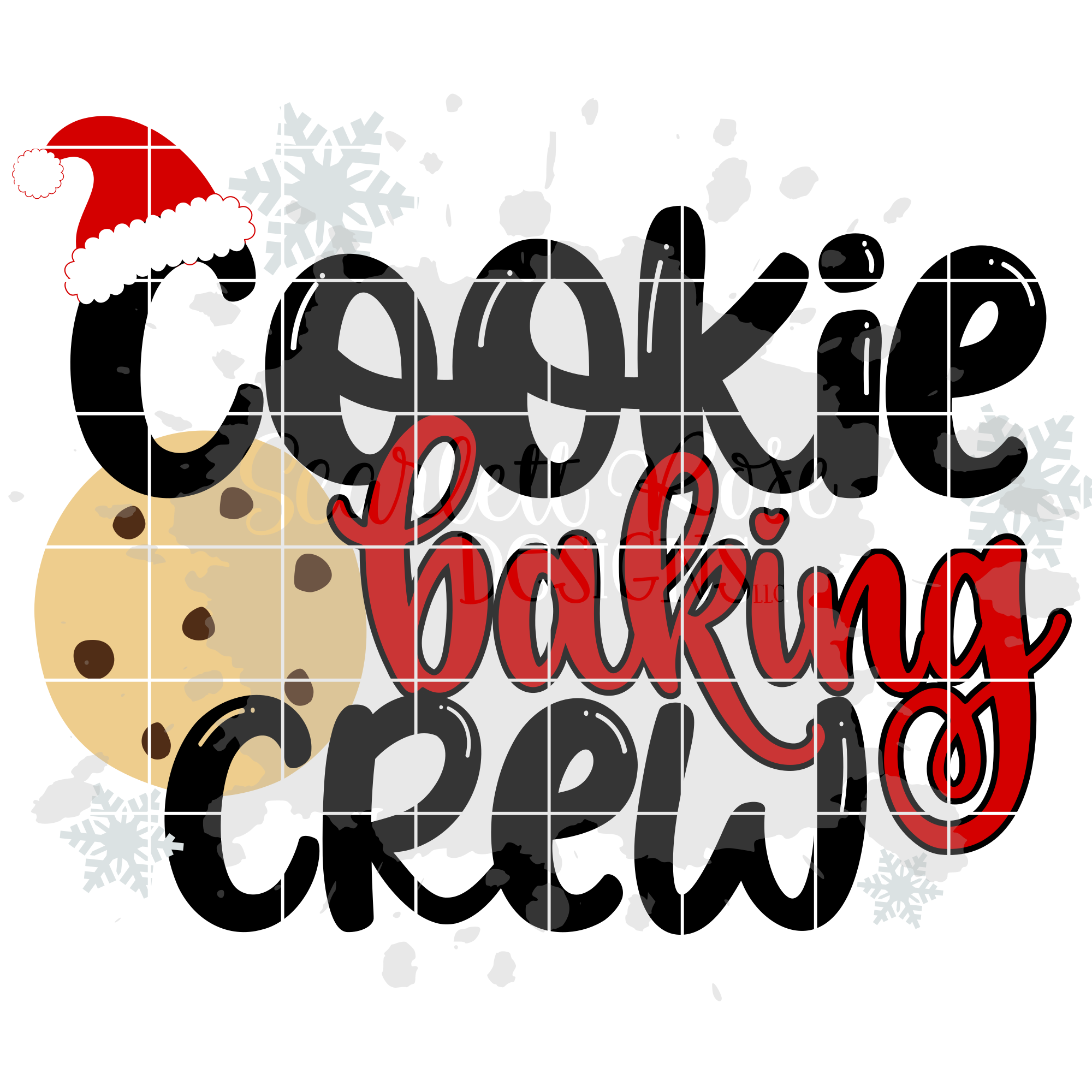 Download Cookie Baking Eating Crew Set Christmas Svg Scarlett Rose Designs PSD Mockup Templates