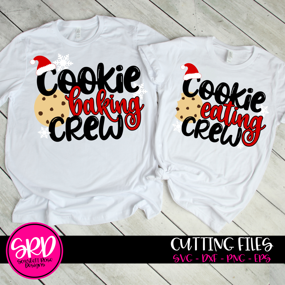 Download Cookie Baking Eating Crew Set Christmas Svg Scarlett Rose Designs