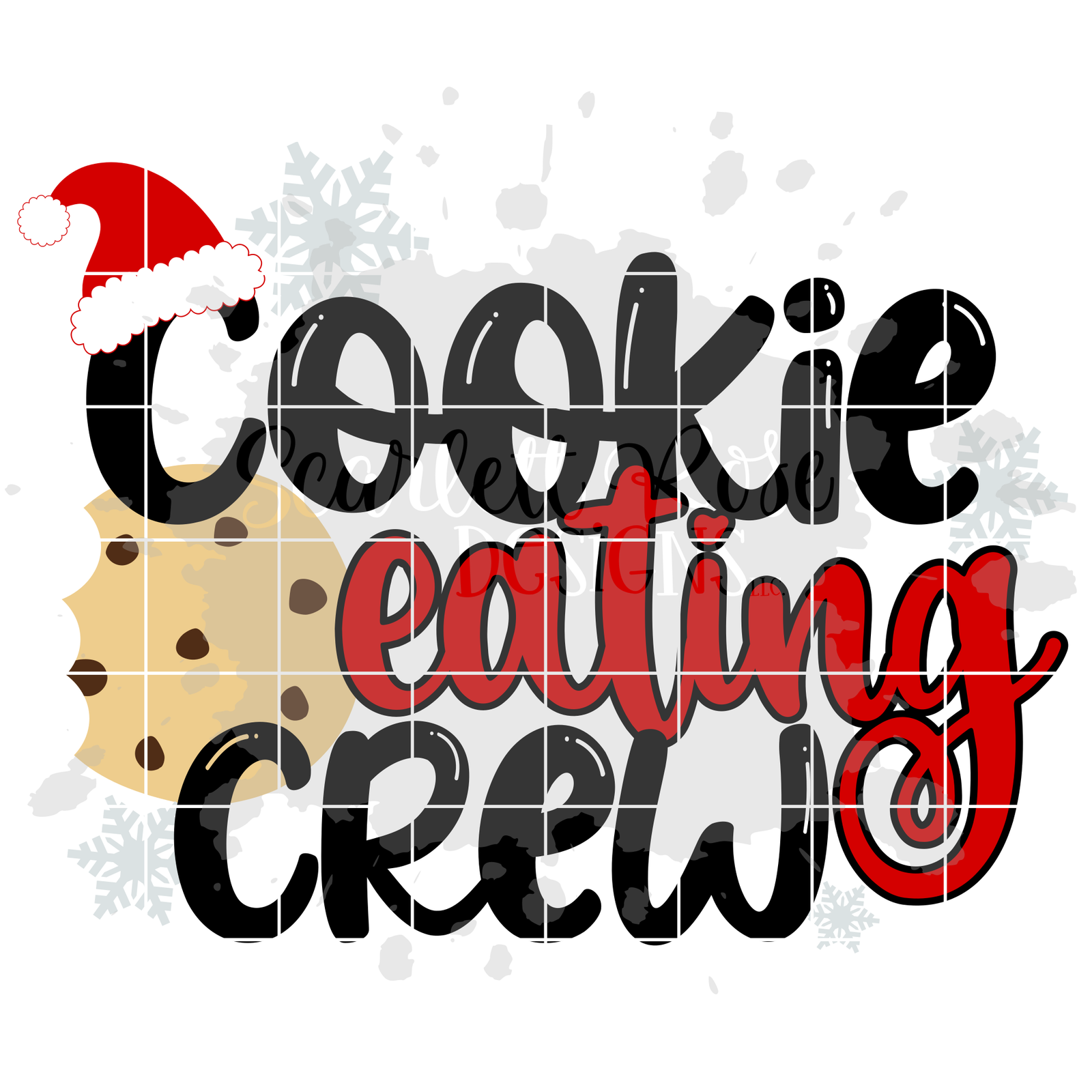 Download Cookie Eating Crew - Christmas SVG - Scarlett Rose Designs