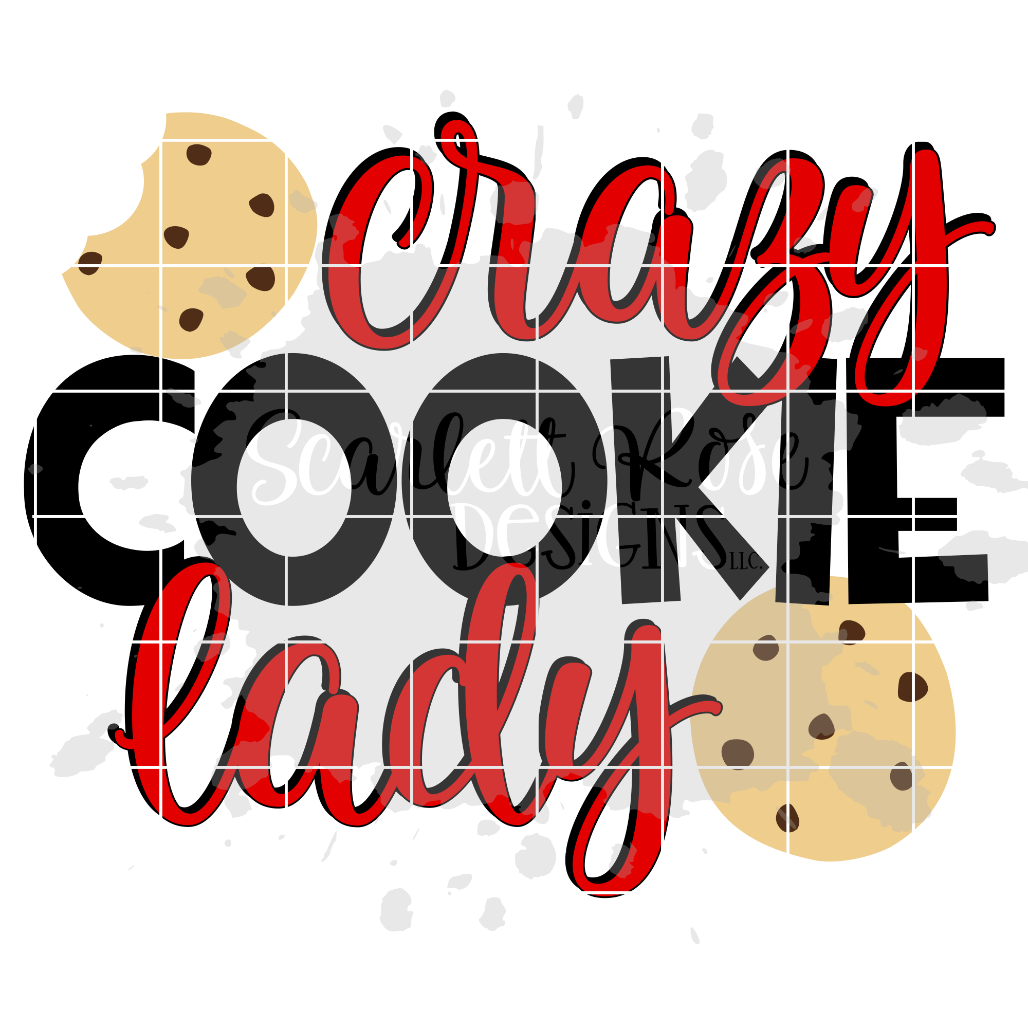 Download Crazy Cookie Lady SVG cut file - Scarlett Rose Designs