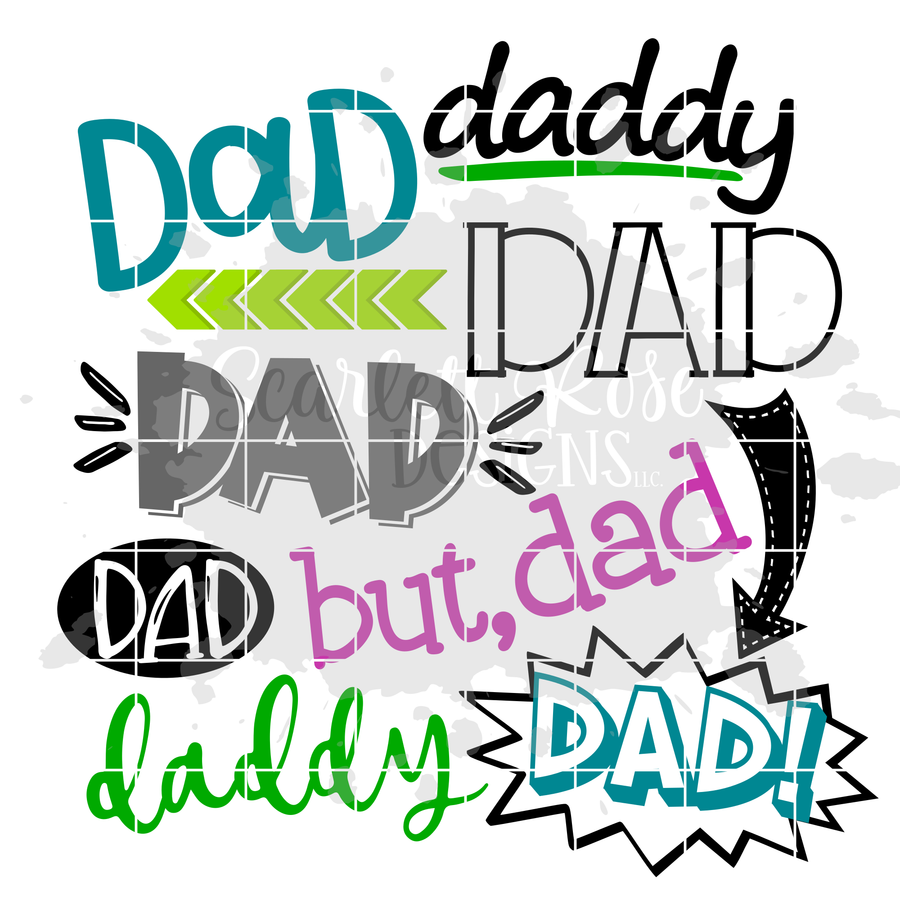 Download Father's Day SVG Designs - Scarlett Rose Designs