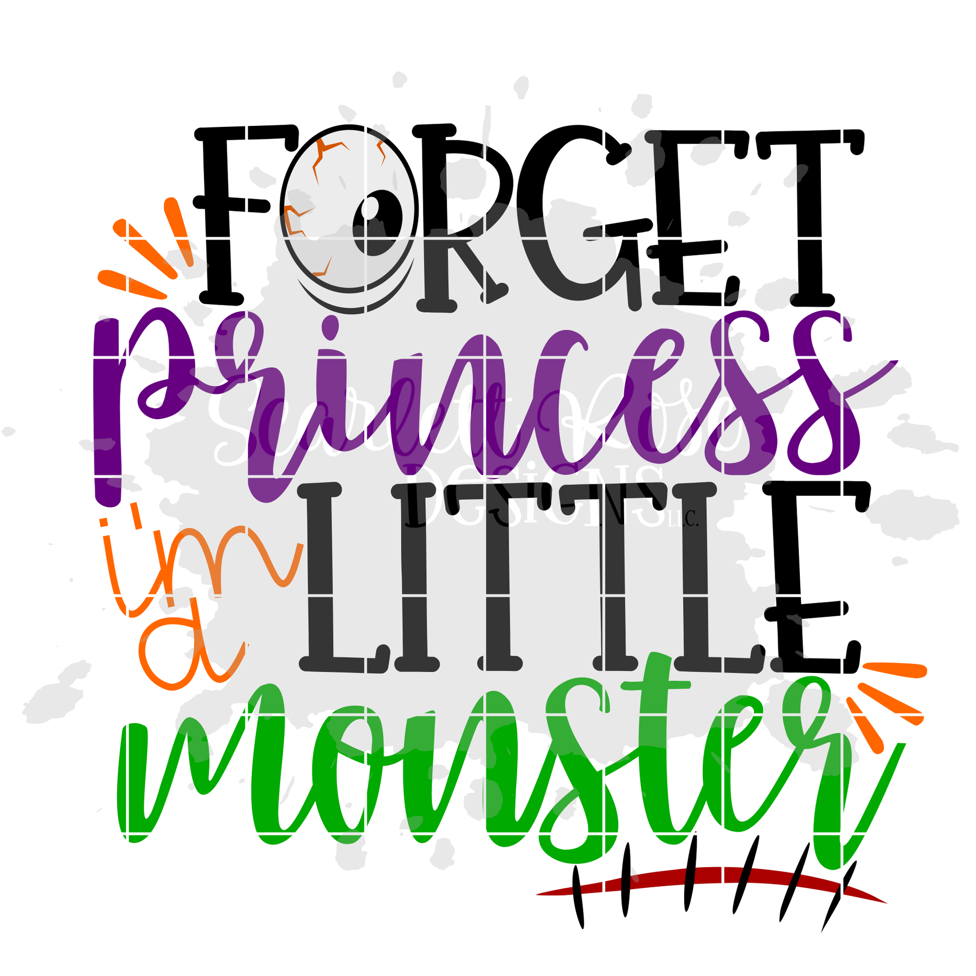 Download Halloween SVG, Forget Princess I'm a Little Monster SVG ...