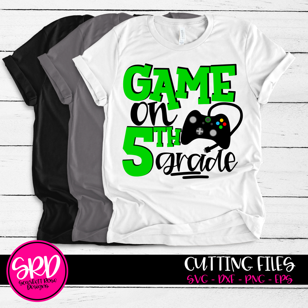 Download School SVG, Game On 5th Grade SVG - Green cut file ...