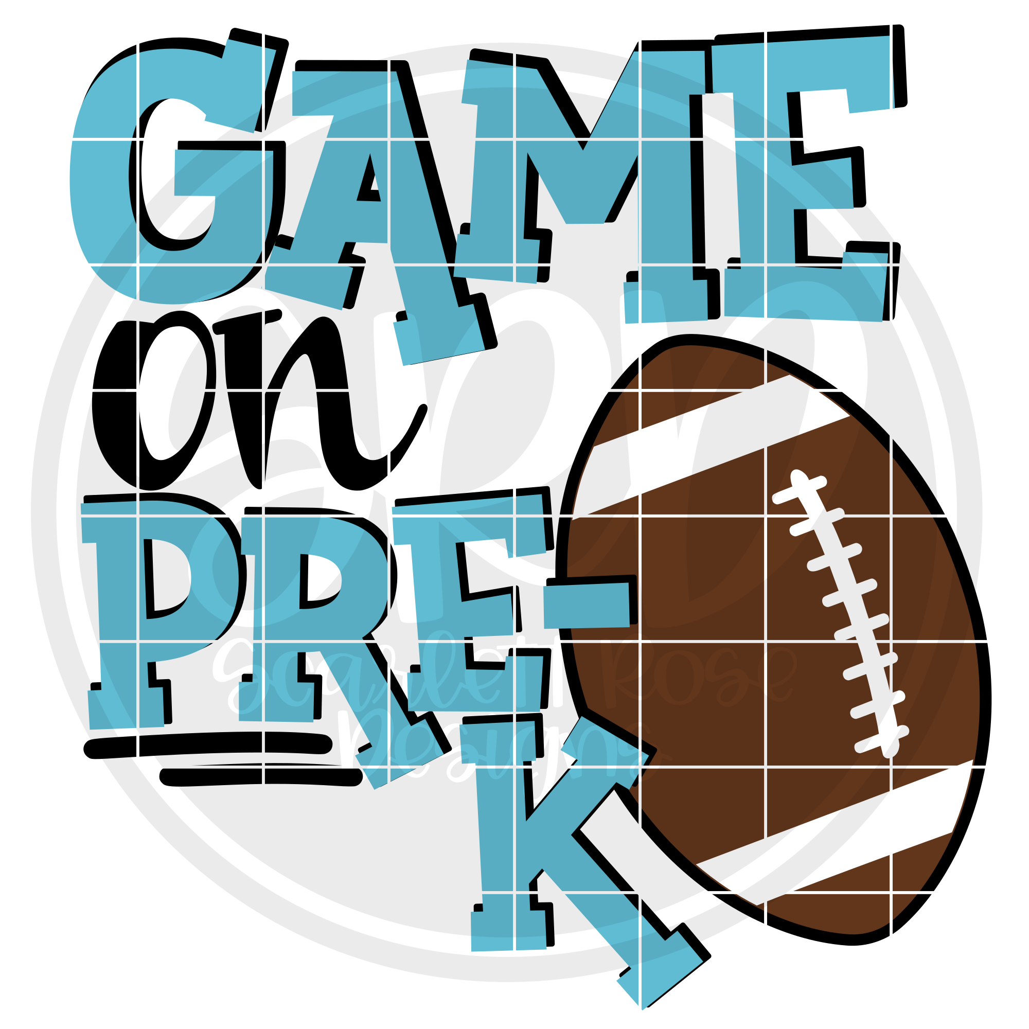 Download School SVG, Game On Pre-K SVG - Football - cut file - Scarlett Rose Designs