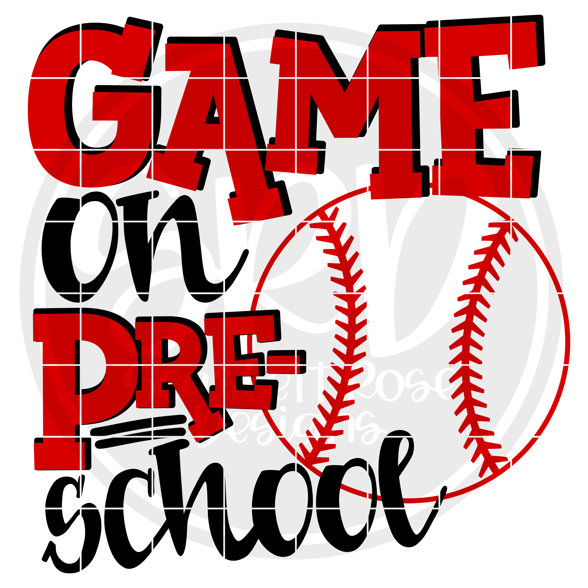 School Svg Game On Preschool Svg Baseball Cut File Scarlett Rose Designs