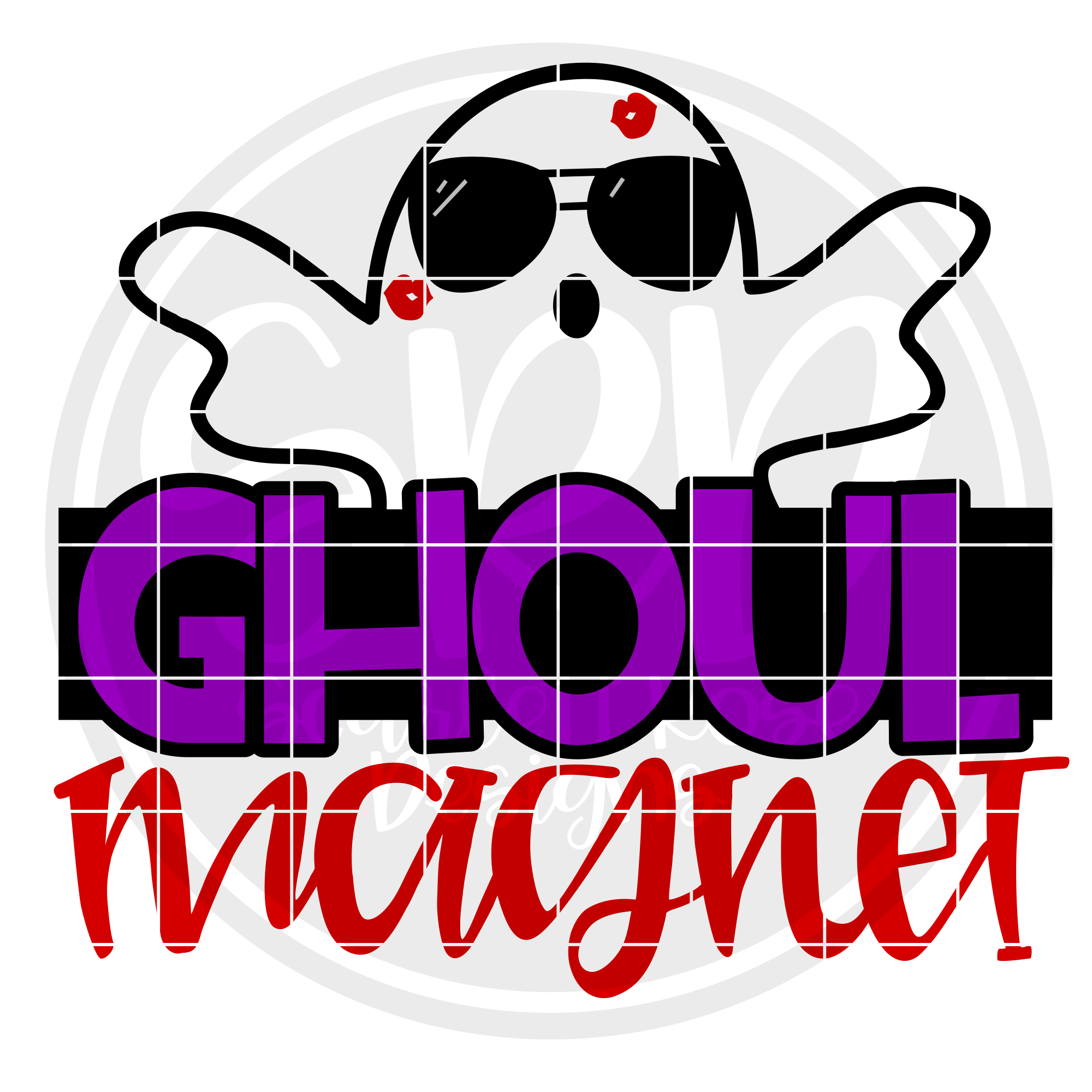 Download Halloween SVG, Ghoul Magnet SVG - Scarlett Rose Designs