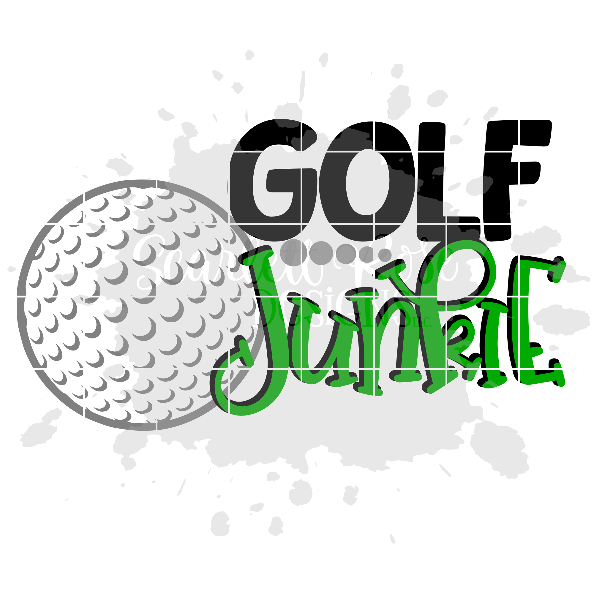 Download Golf Junkie - Golf SVG cut file - Scarlett Rose Designs