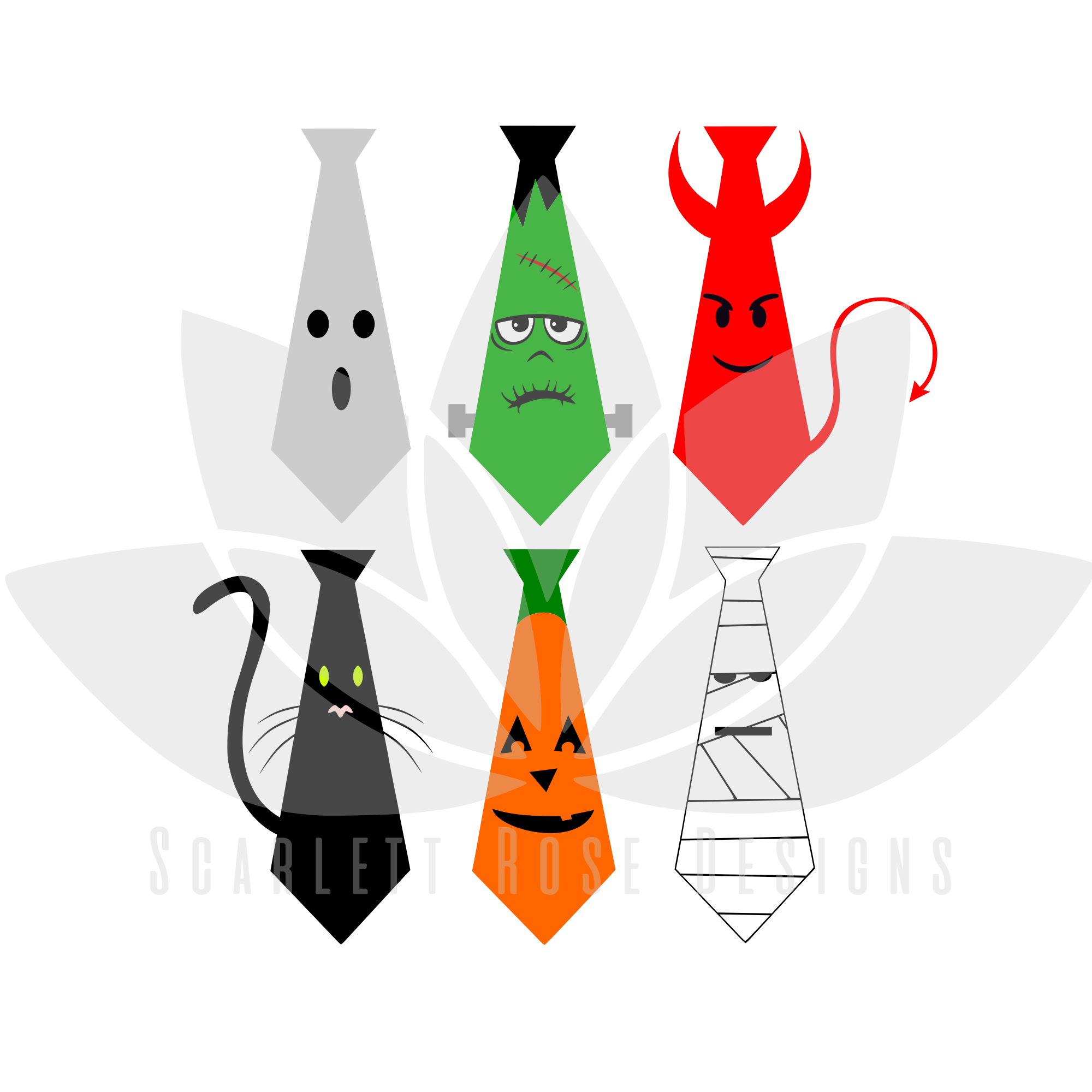 Download Halloween SVG cut file, Cute Halloween Tie boy shirt - Scarlett Rose Designs