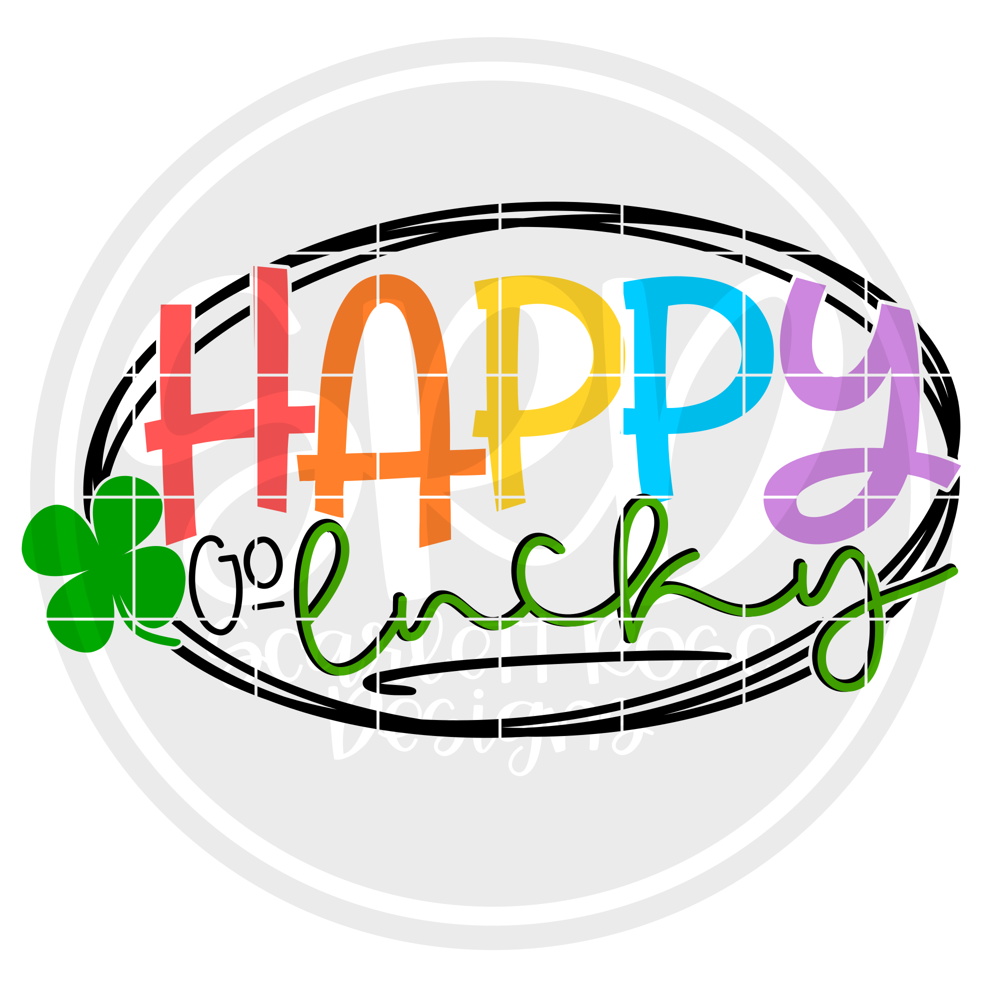 St. Patrick's Day SVG, Happy Go Lucky SVG cut file - Scarlett Rose Designs