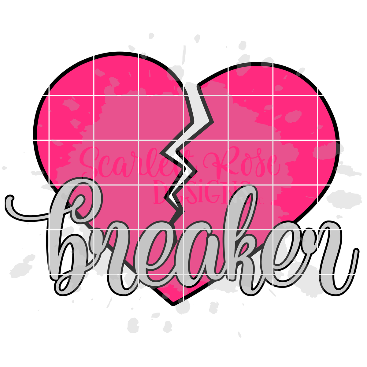 Valentine's Day SVG, Heart Breaker - Scarlett Rose Designs