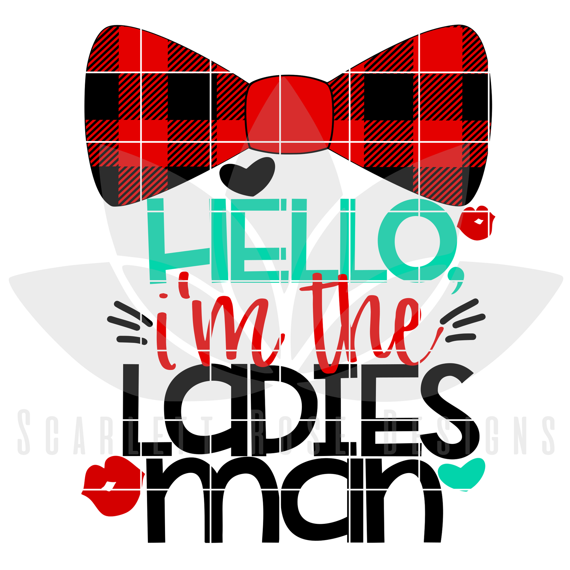 Download Valentine's Day SVG, DXF, Hello I'm the Ladies Man SVG ...