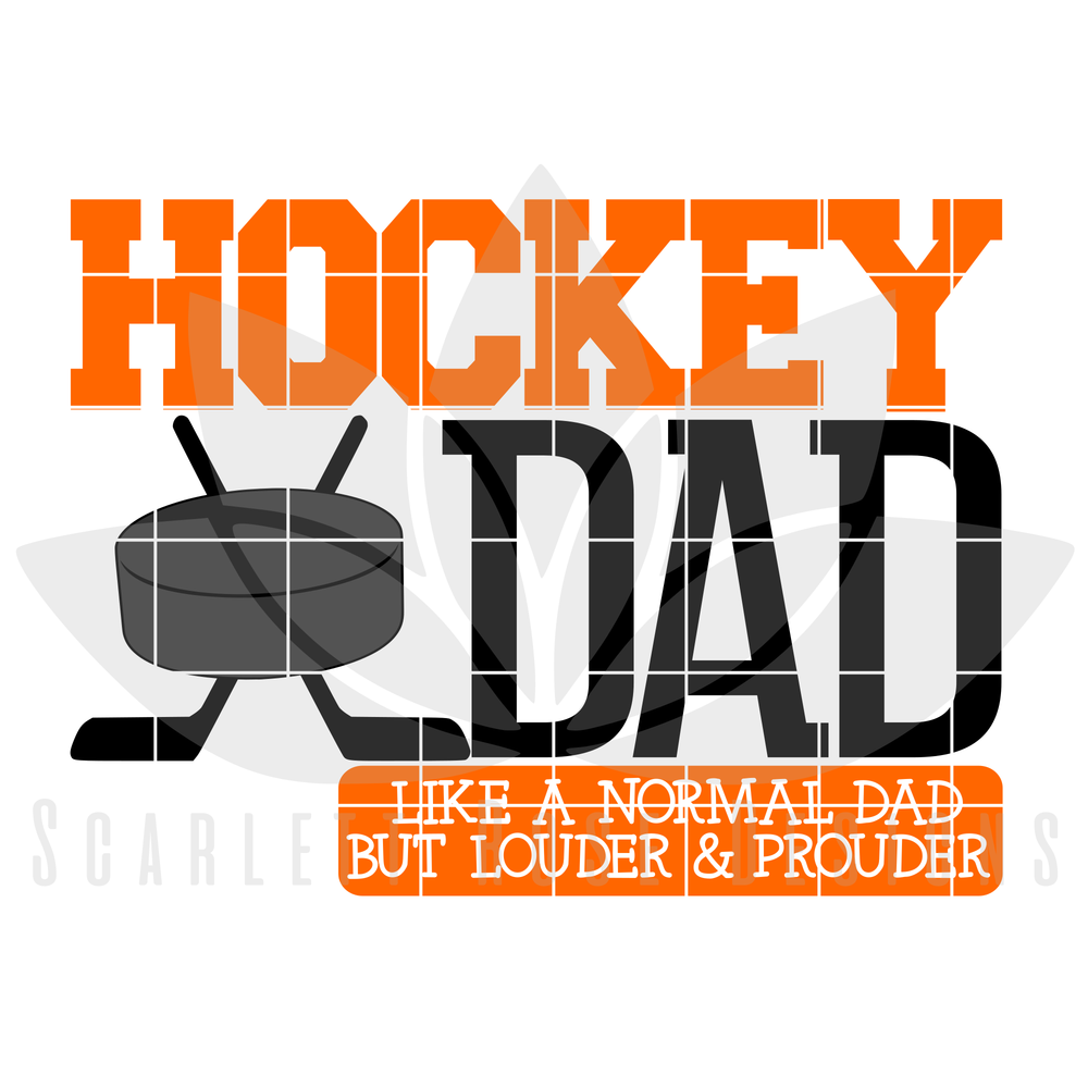 Download Sports SVG, Hockey Dad - Louder & Prouder SVG cut file ...