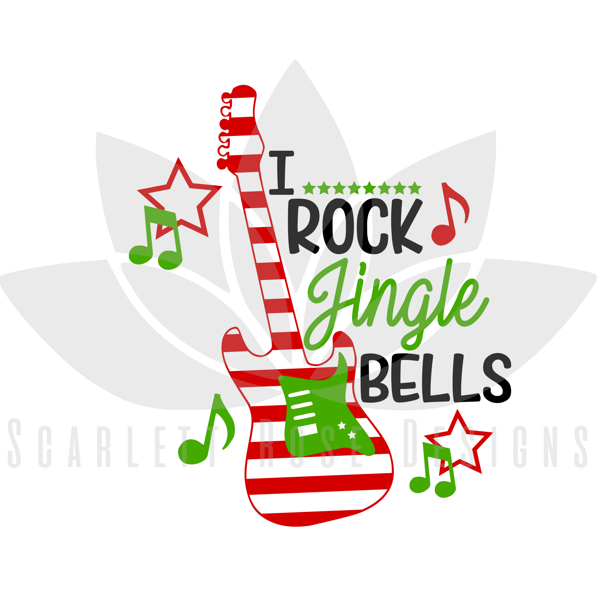 Download Christmas SVG cut file, I Rock Jingle Bells cut file SVG ...