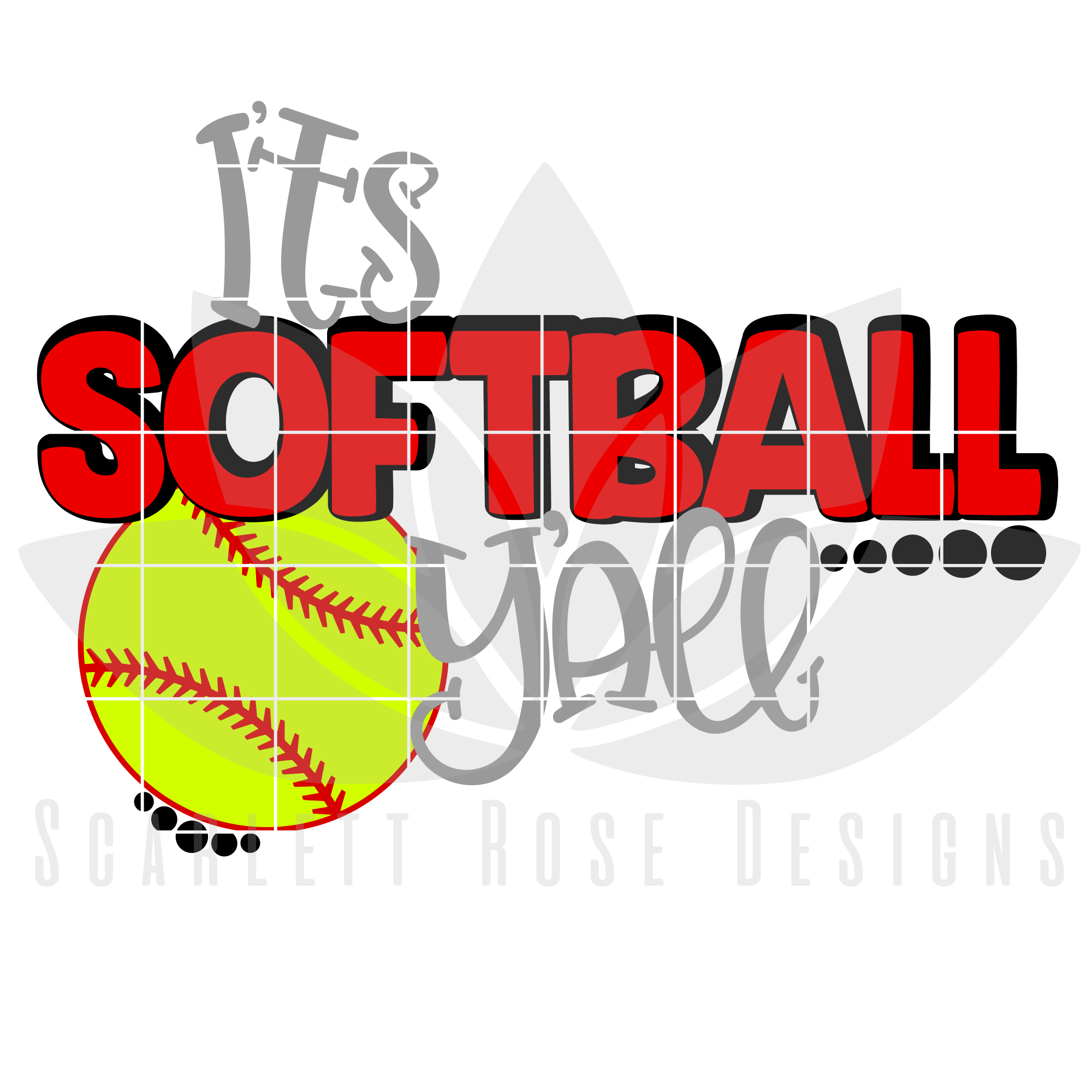 Download Sports, It's Softball Y'all SVG, Baseball, SVG Design ...