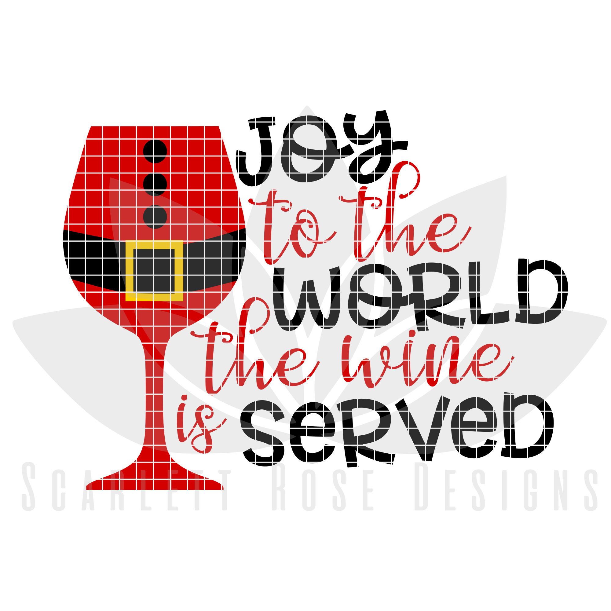 Download Christmas SVG, Joy to the World, the Wine is Served, Santa ...