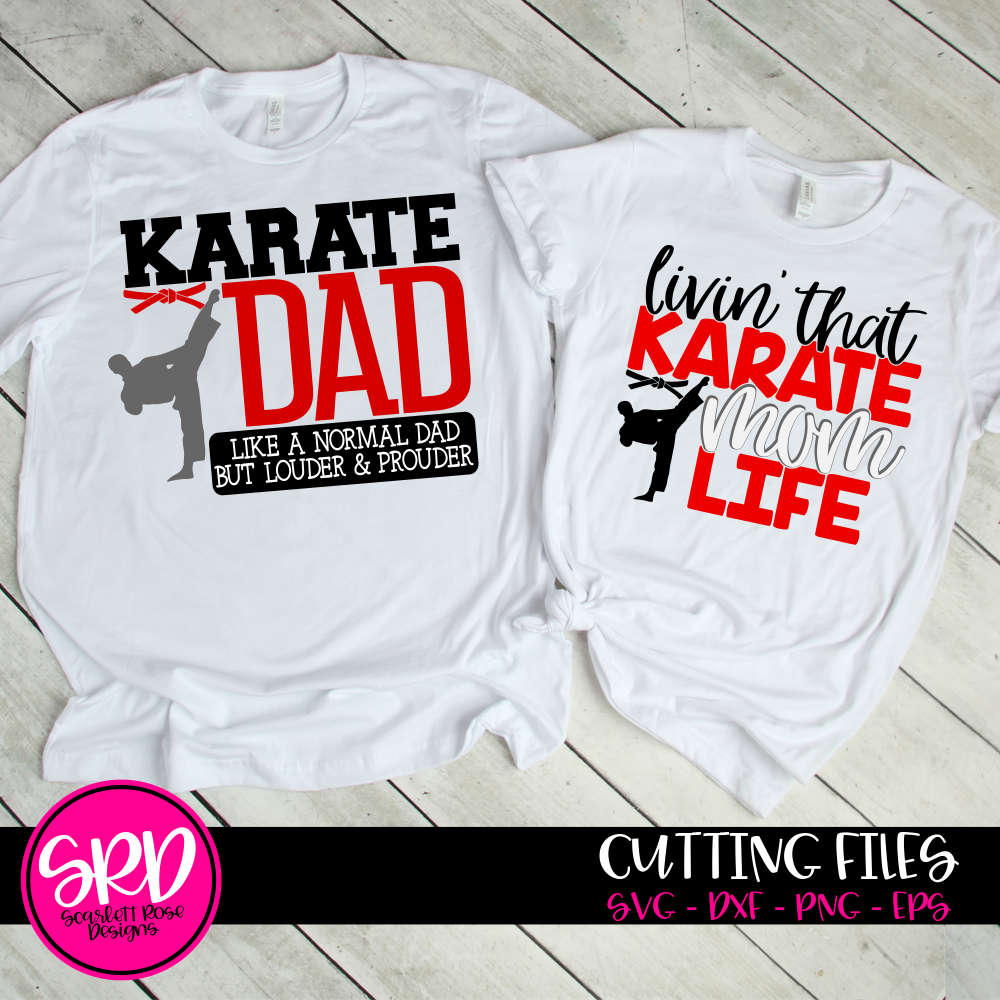 Download Sports Svg Karate Dad Karate Mom Svg Set Cut File Scarlett Rose Designs