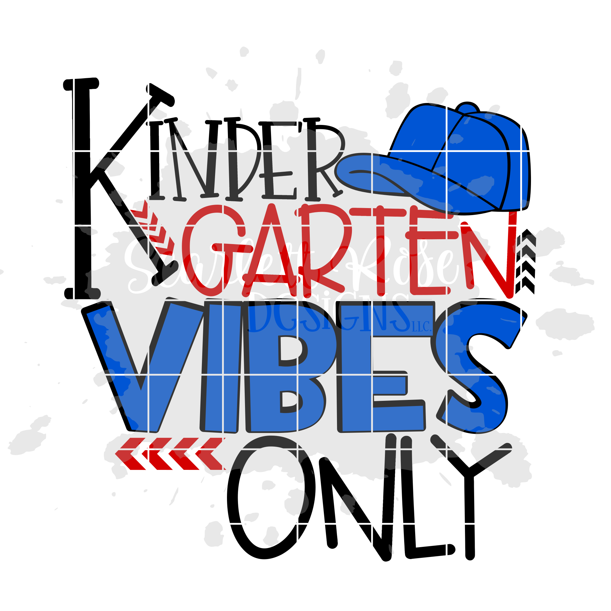 Download School Svg Kindergarten Vibes Only Svg Cut File Scarlett Rose Designs