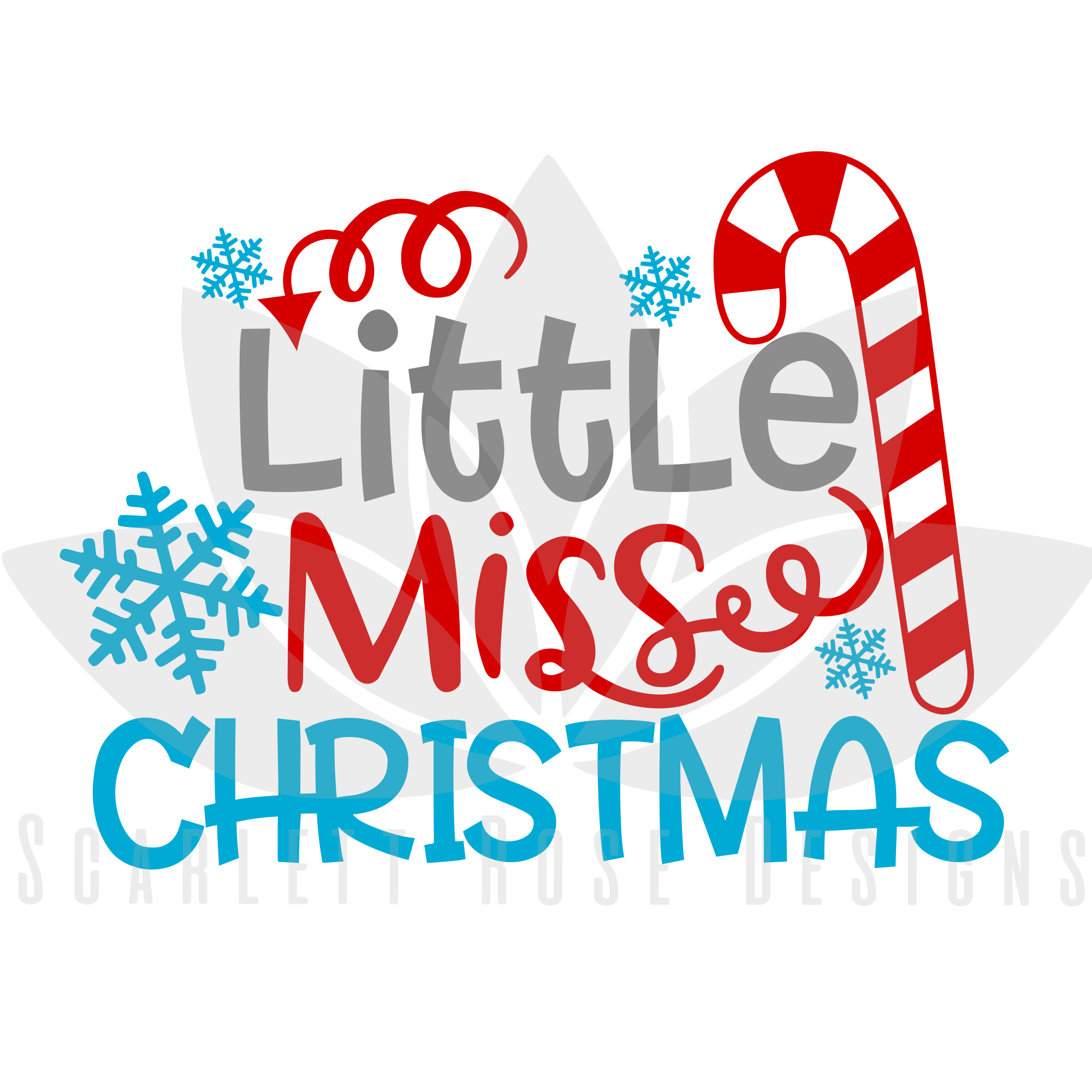 Christmas SVG, Little Miss Christmas, Candy Cane ...