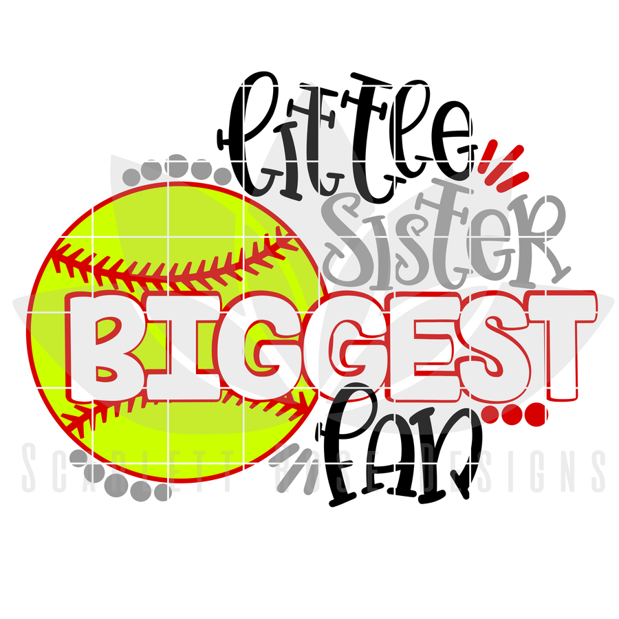 Download Softball Svg Cut Files Scarlett Rose Designs