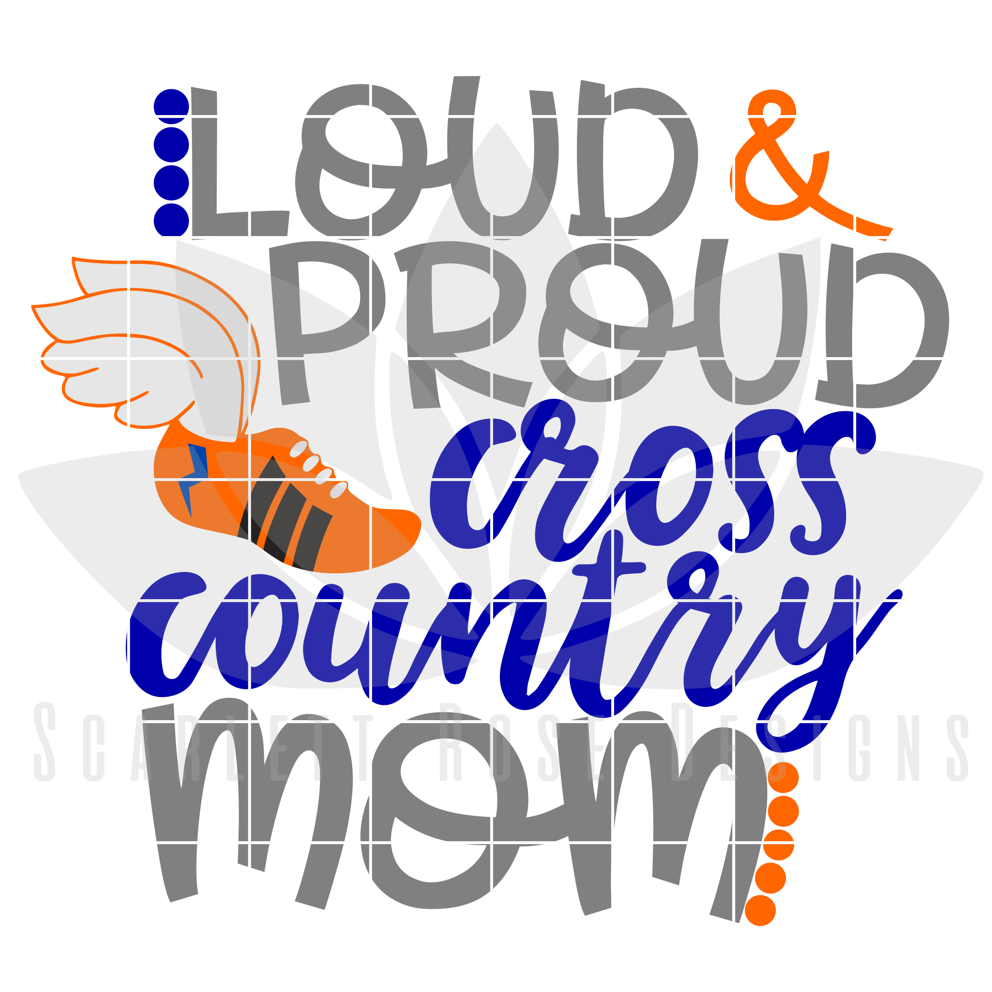 Download Cross Country Mom SVG, Loud and Proud Cross Country Mom ...